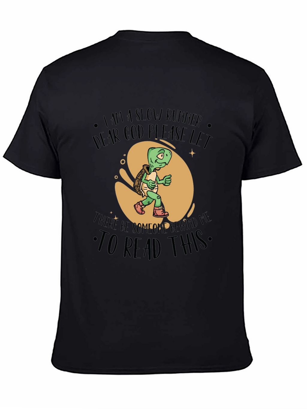 Slow Runner Turtle Graphic T-Shirt