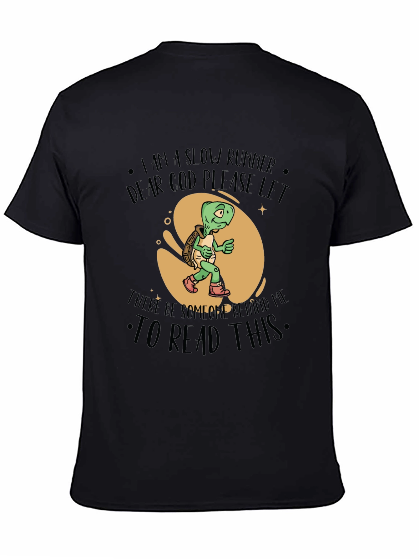 Slow Runner Turtle Graphic T-Shirt