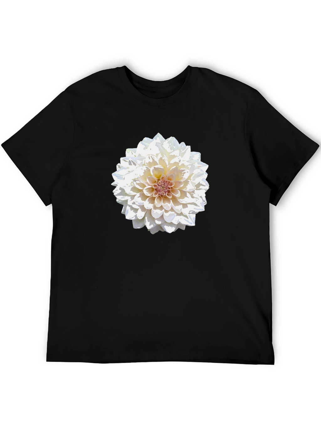 Floral Print Tee - Elegant Blossom Design