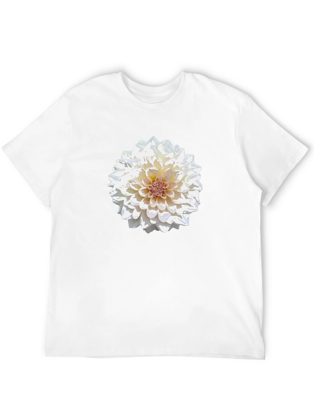 Floral Print Tee - Elegant Blossom Design