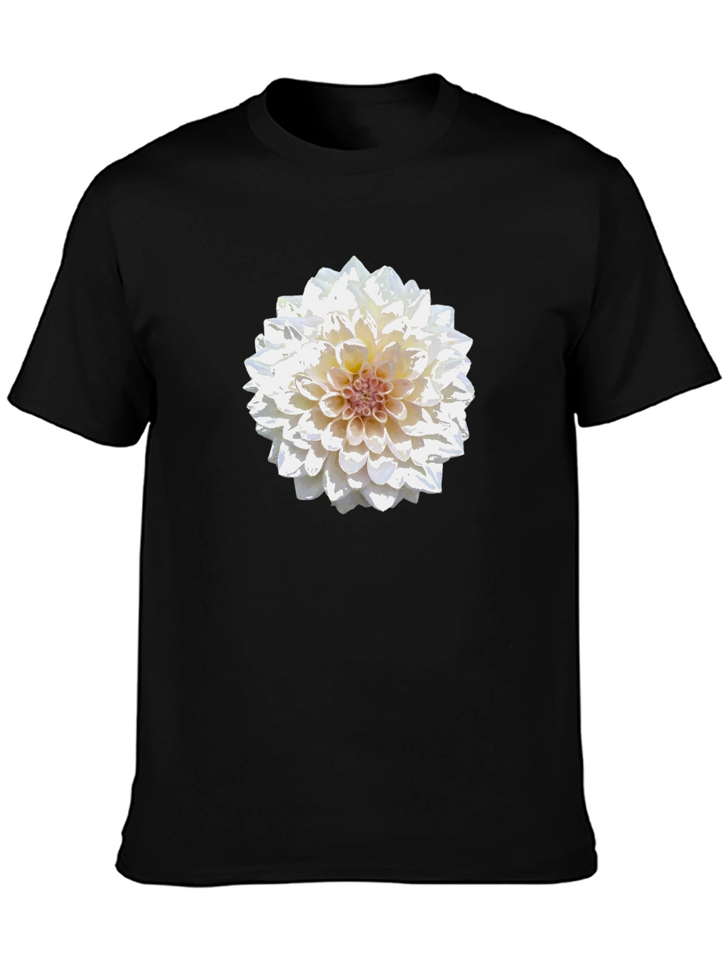 Floral Print Tee - Elegant Blossom Design