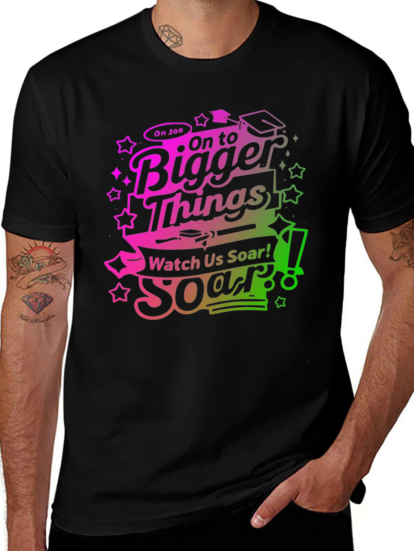 On To Bigger Things Graduation T-Shirt