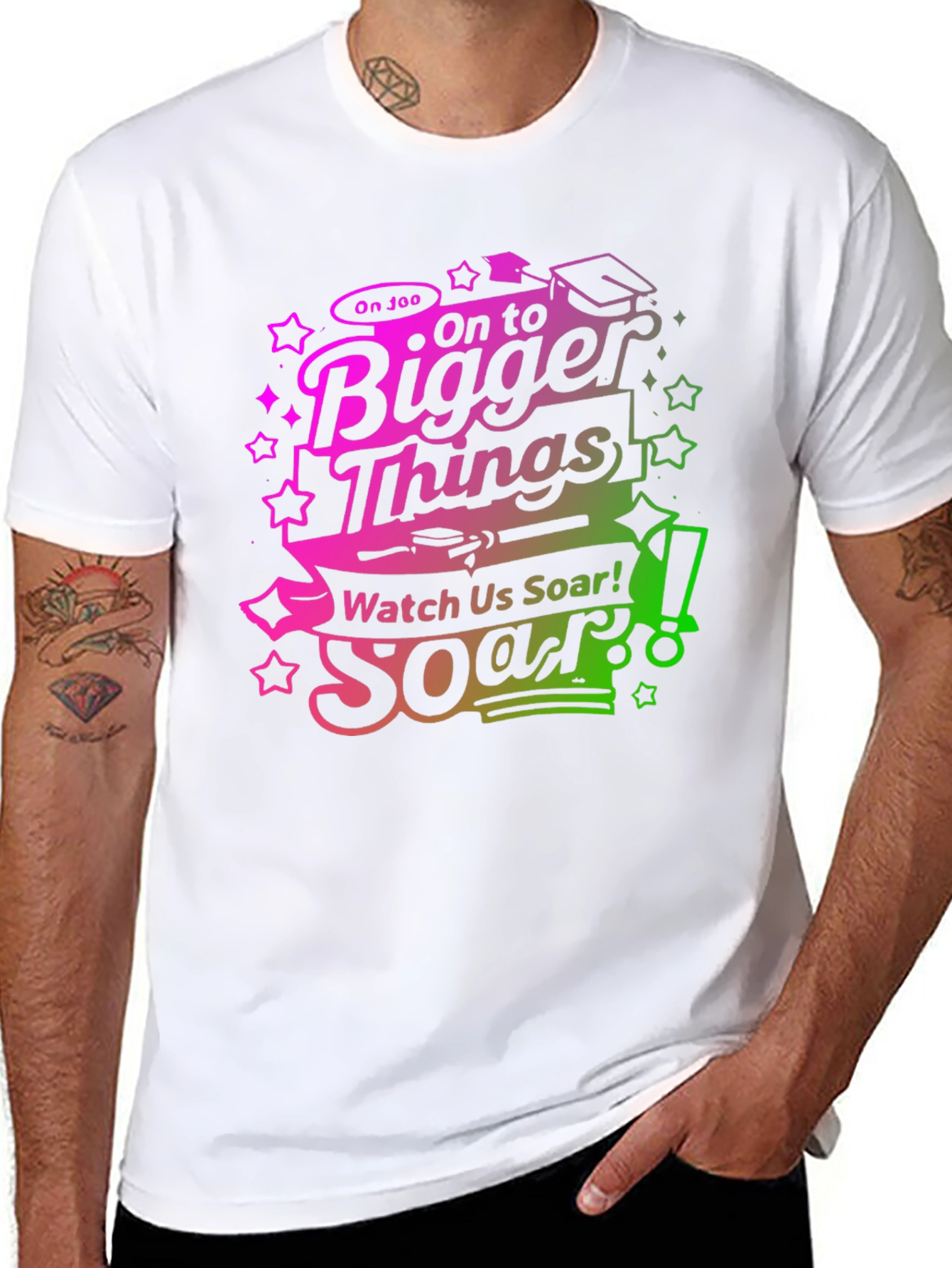 On To Bigger Things Graduation T-Shirt
