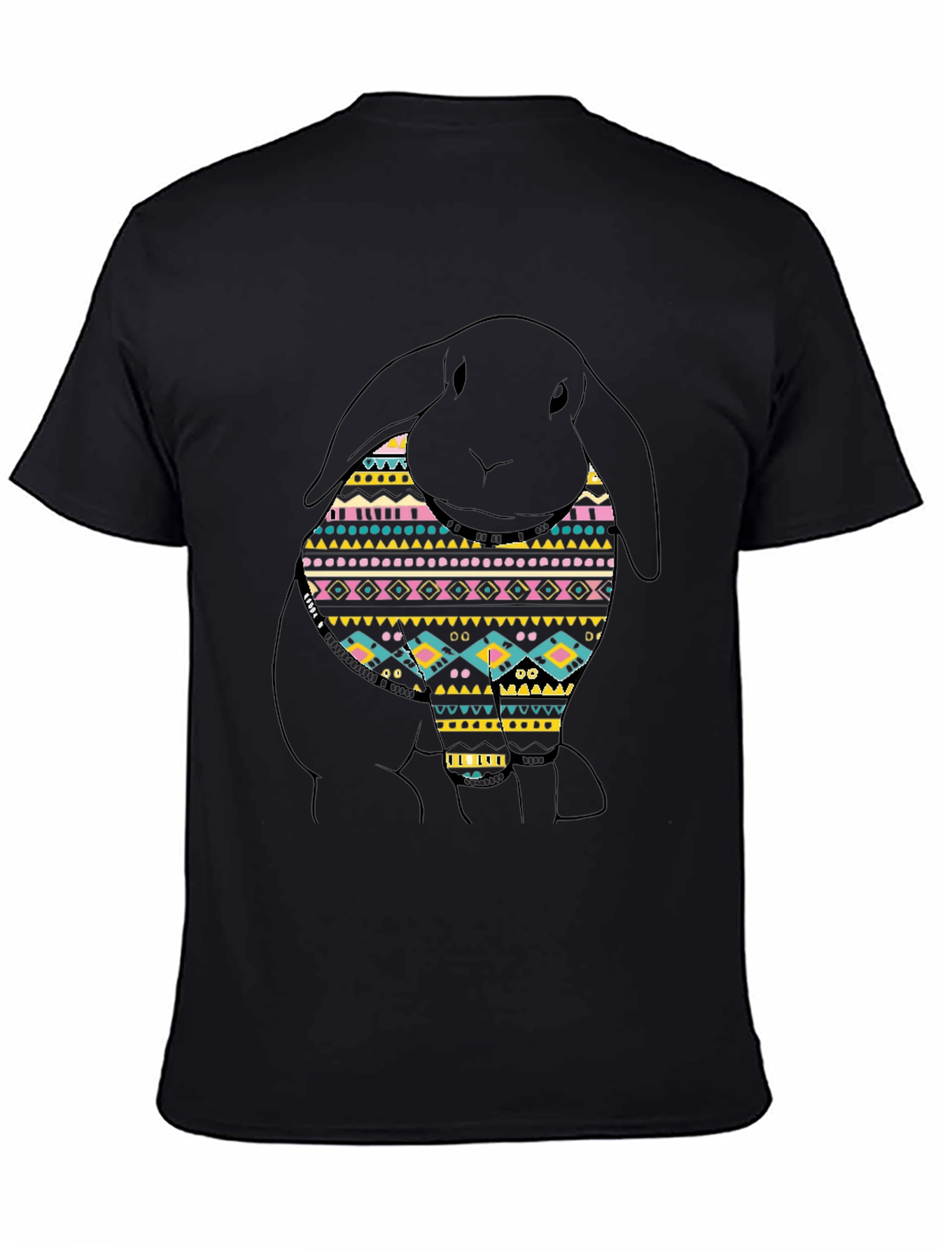 Rabbit Aztec Pattern T-Shirt