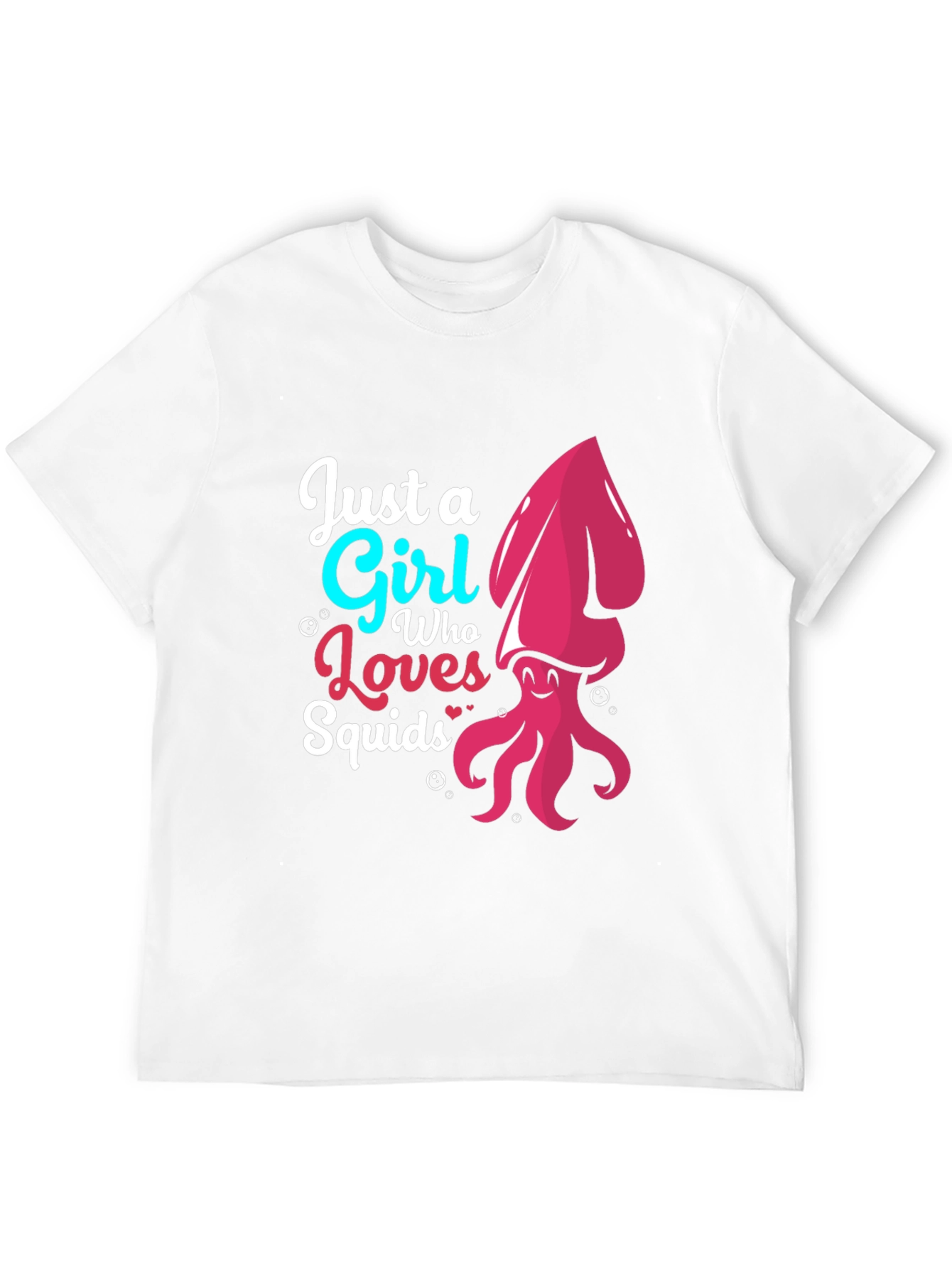 Just A Girl Who Loves Squids Graphic T-Shirt
