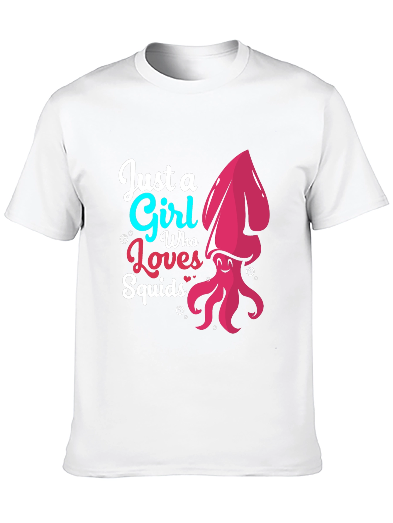 Just A Girl Who Loves Squids Graphic T-Shirt