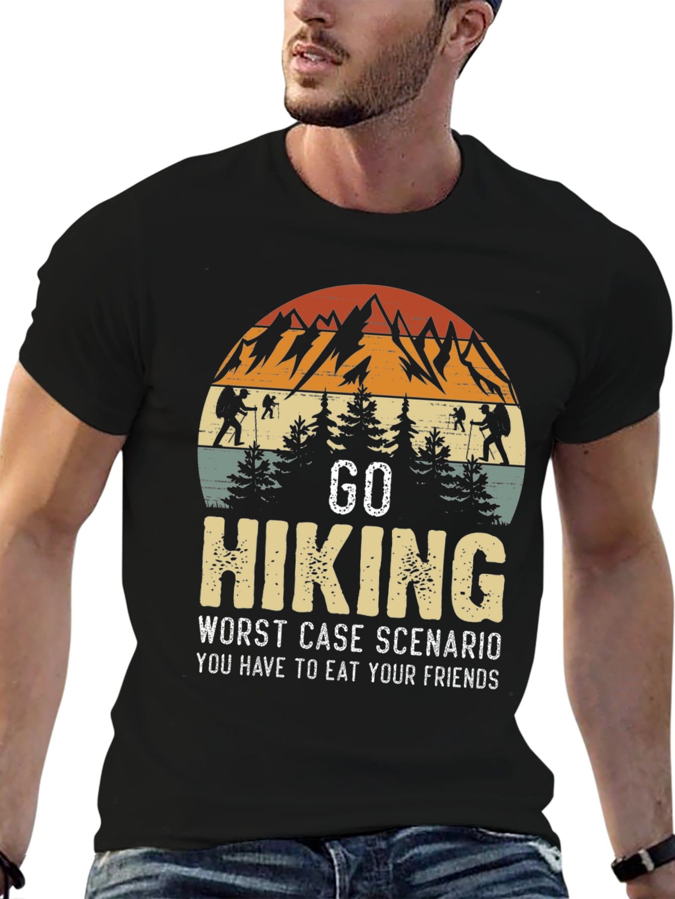 Go Hiking Worst Case Scenario T-Shirt