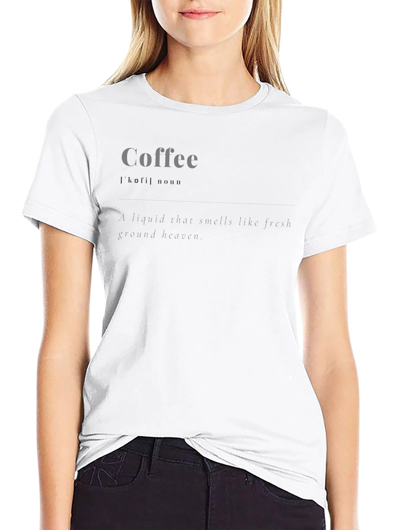 Coffee Definition T-Shirt - Brewed to Perfection