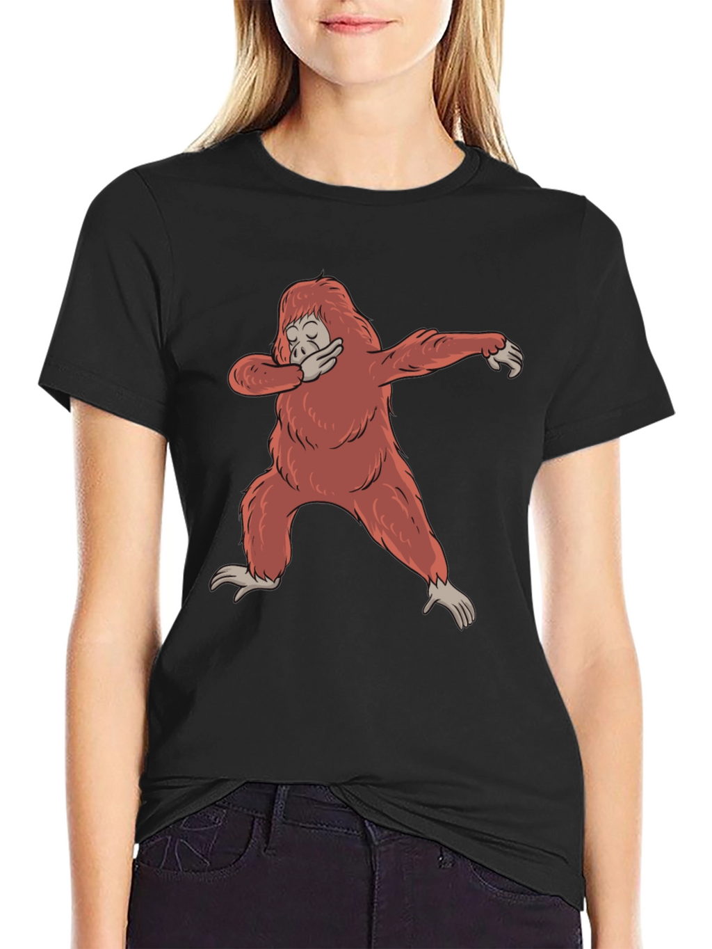 Dabbing Orangutan Graphic Tee