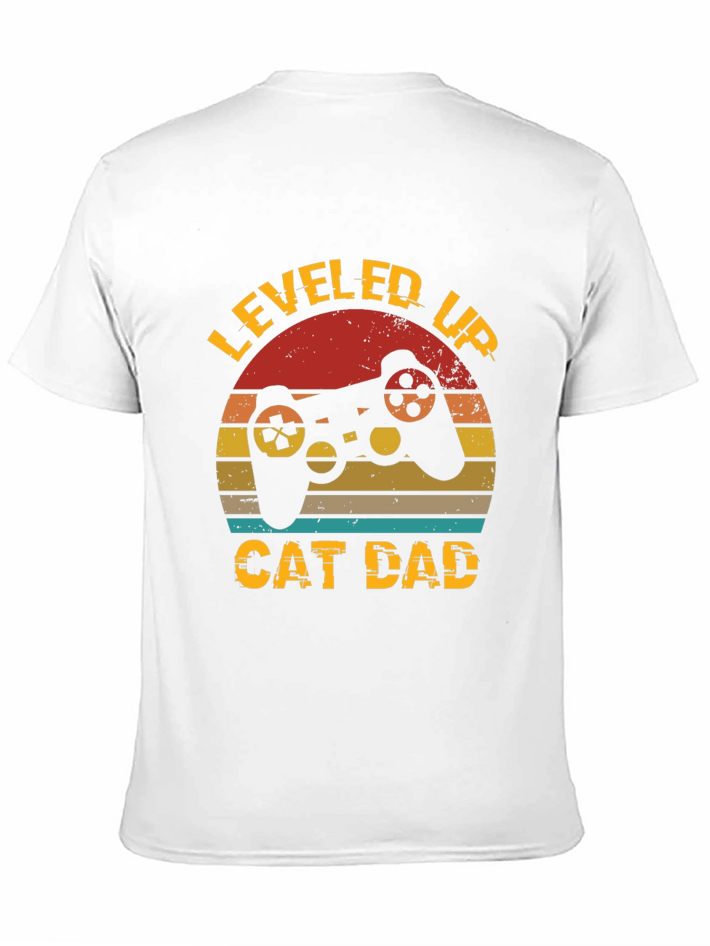 Leveled Up Cat Dad T-Shirt