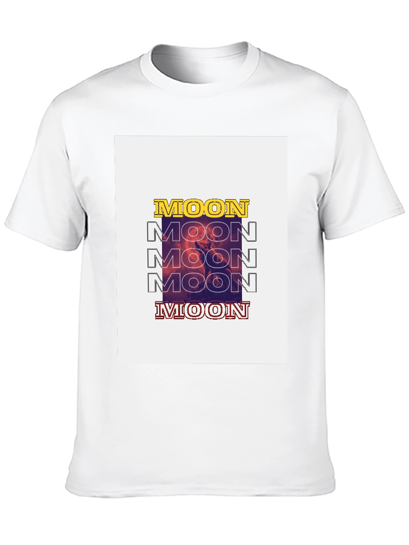 Moon Graphic T-Shirt - Trendy Streetwear