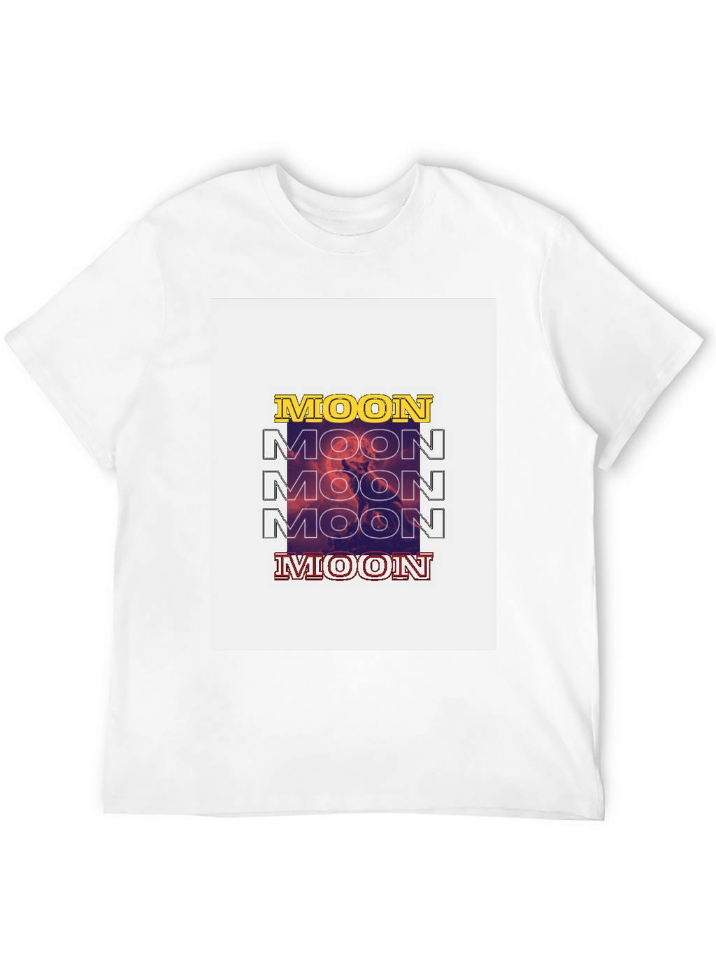 Moon Graphic T-Shirt - Trendy Streetwear