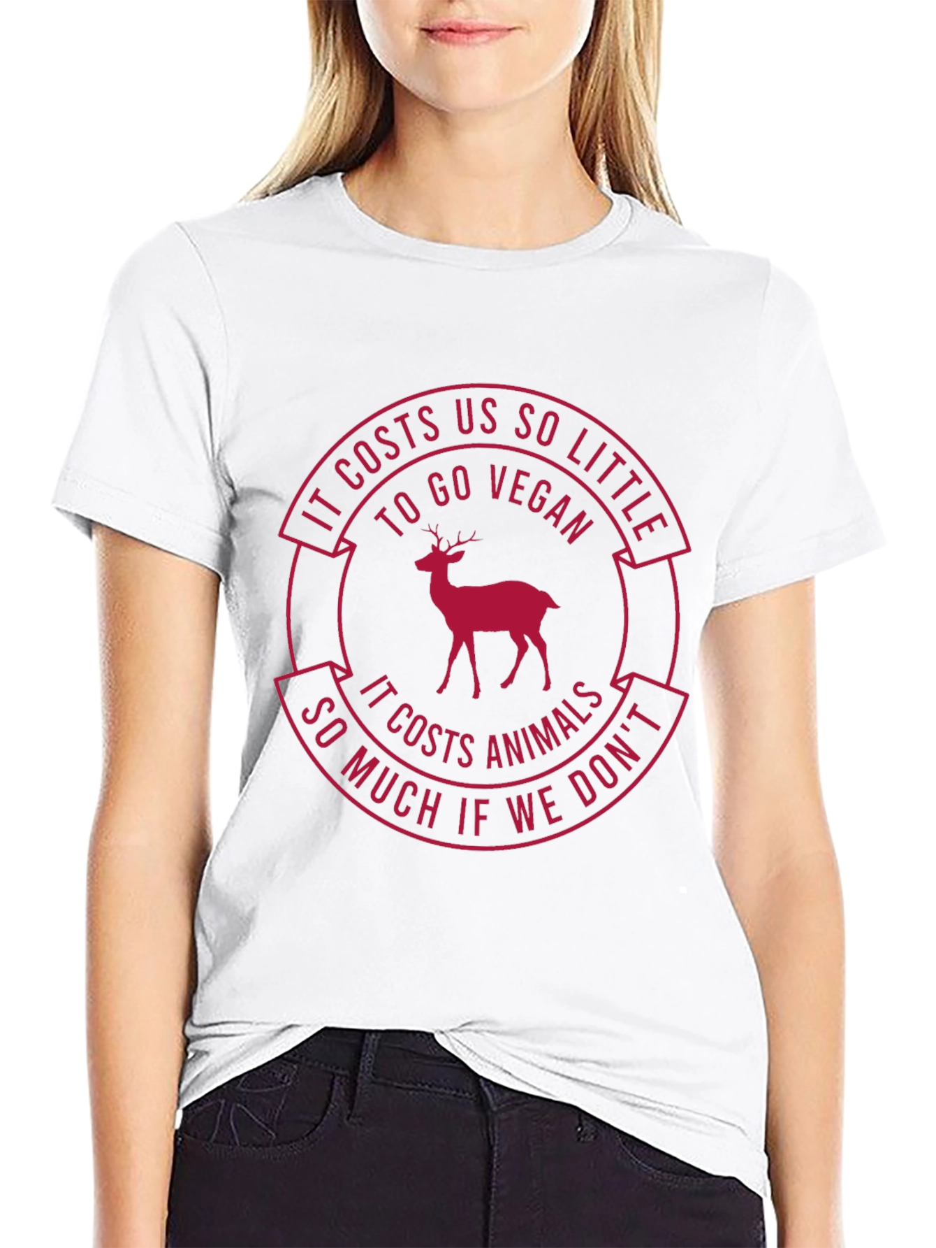 Vegan T-Shirt: Costs Us So Little - Protect Animals