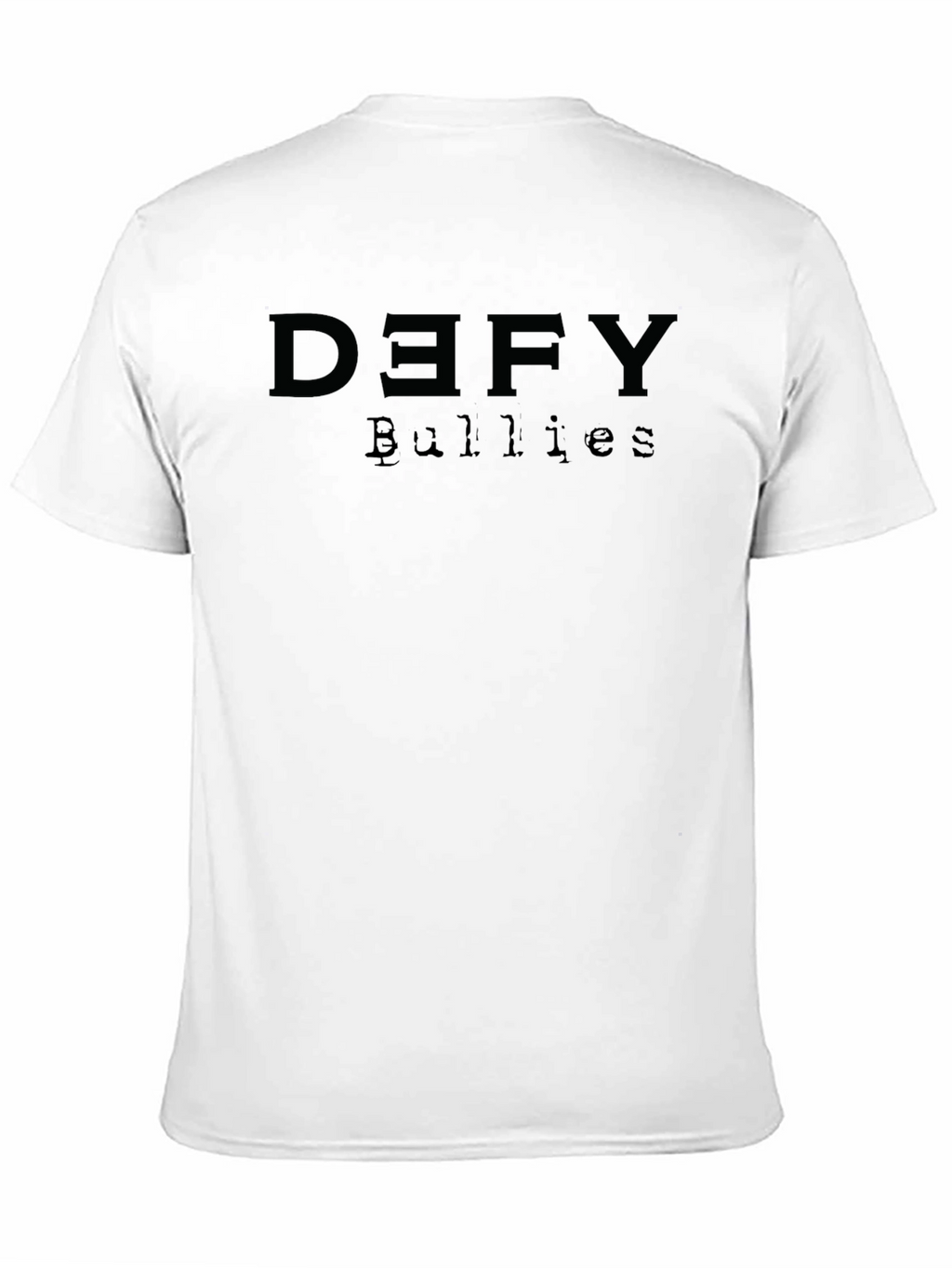 Defy Bullies Graphic Tee - Black Crewneck