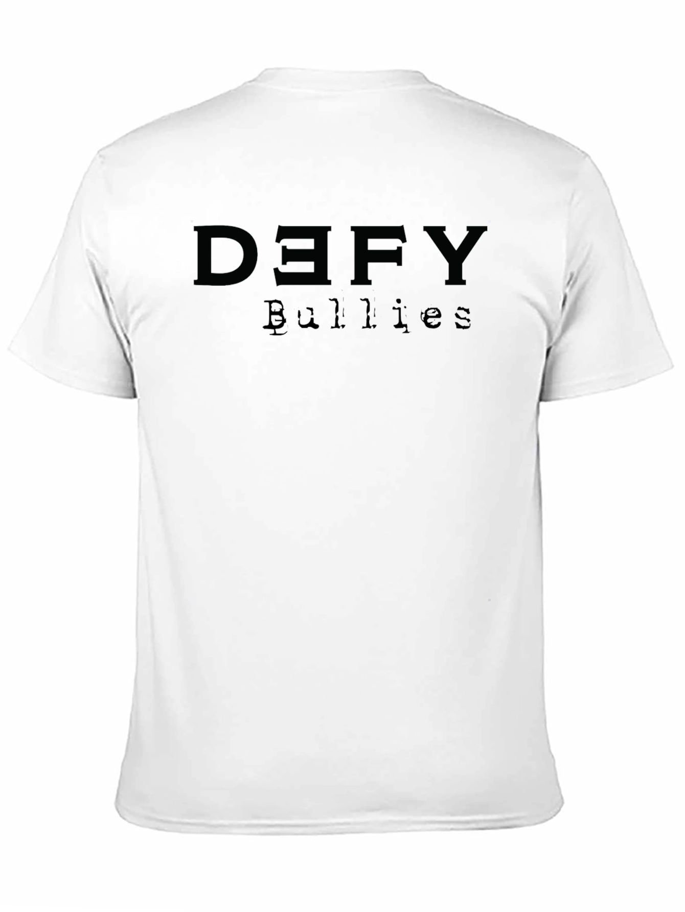 Defy Bullies Graphic Tee - Black Crewneck
