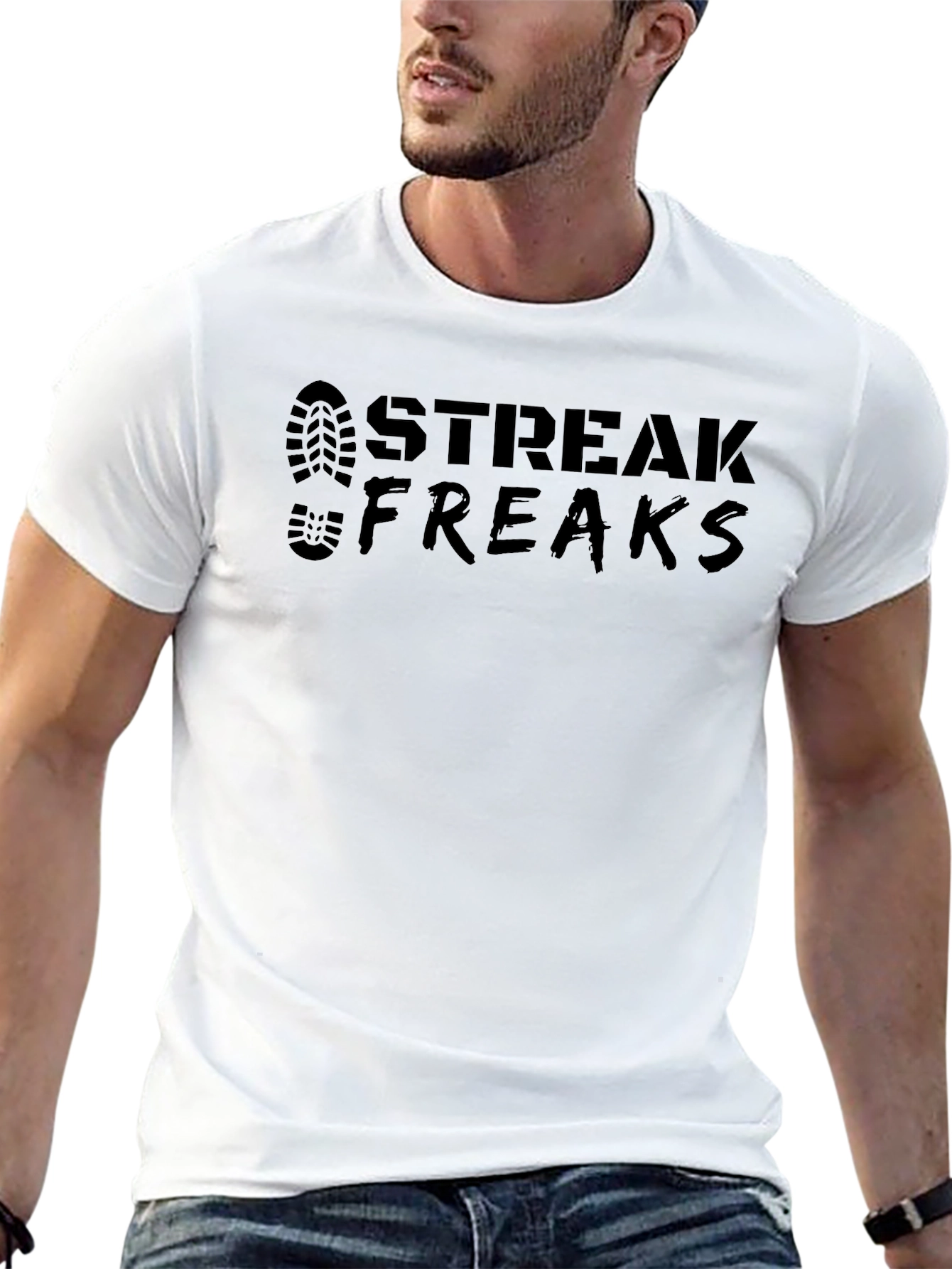 Streak Freaks Graphic T-Shirt - Black Cotton Tee