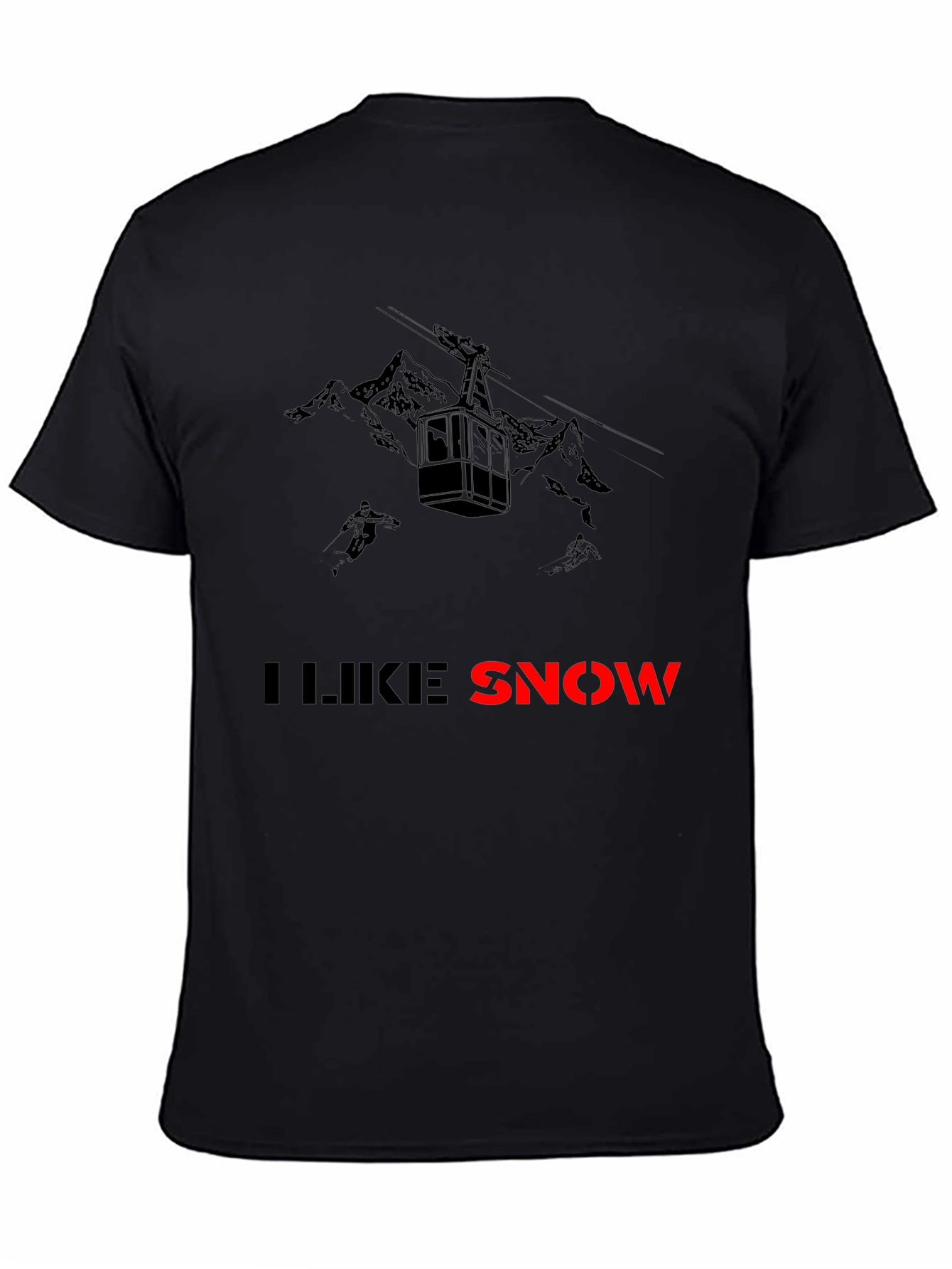 I Like Snow T-Shirt: Ski Gondola & Mountains