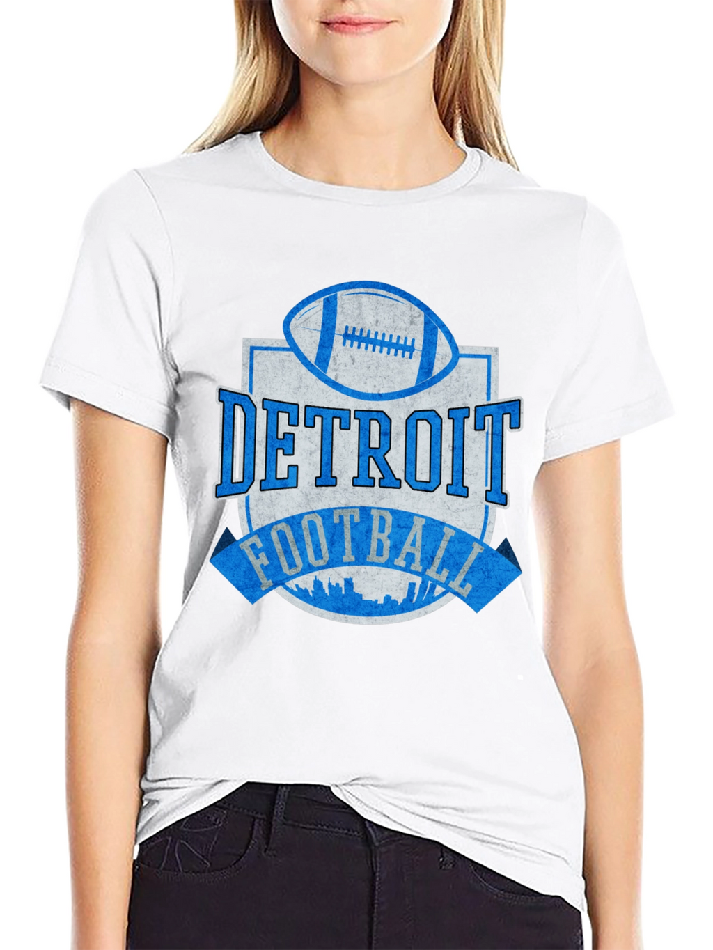 Detroit Football Graphic T-Shirt