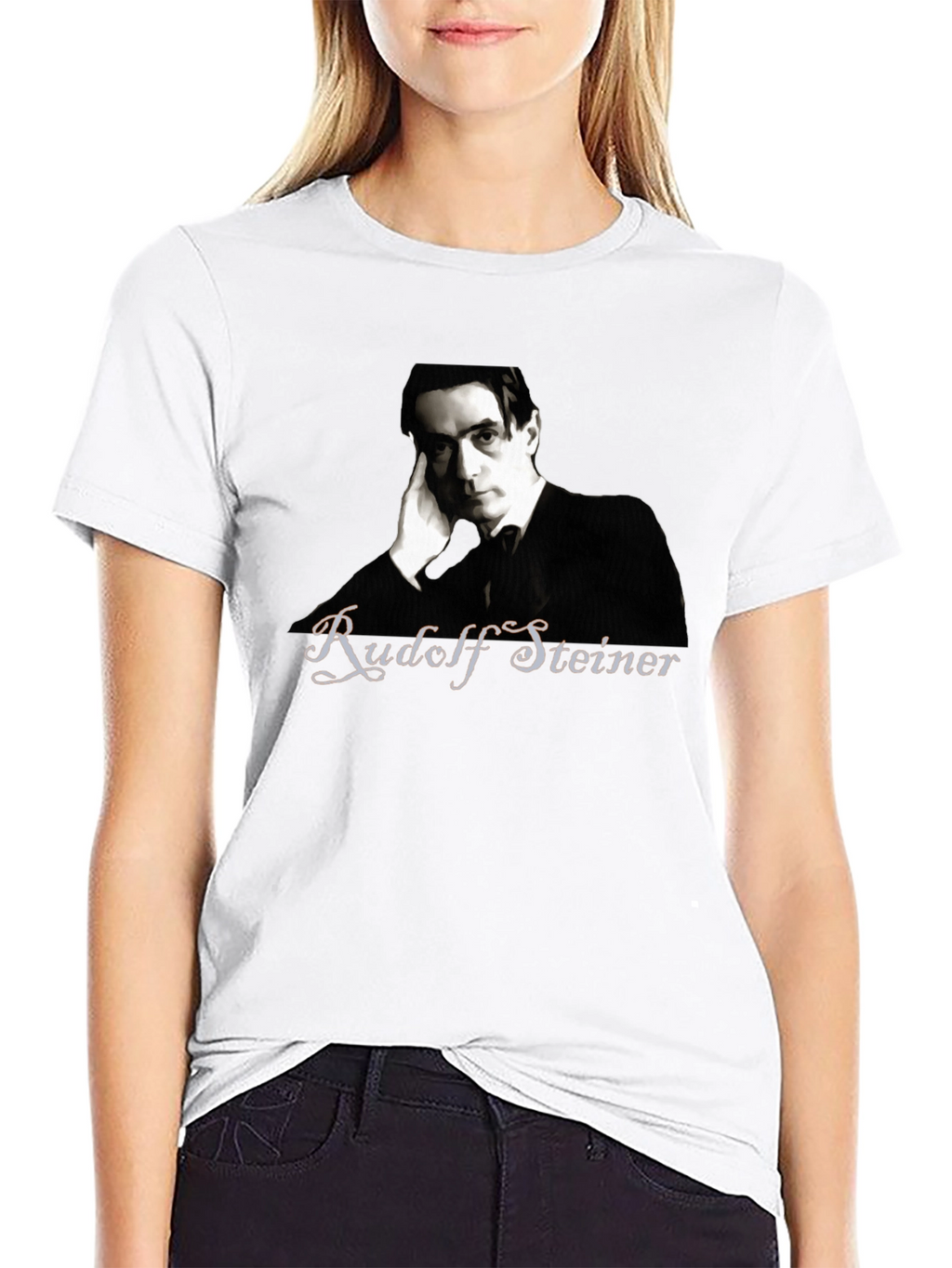 Rudolf Steiner Graphic Tee - Black