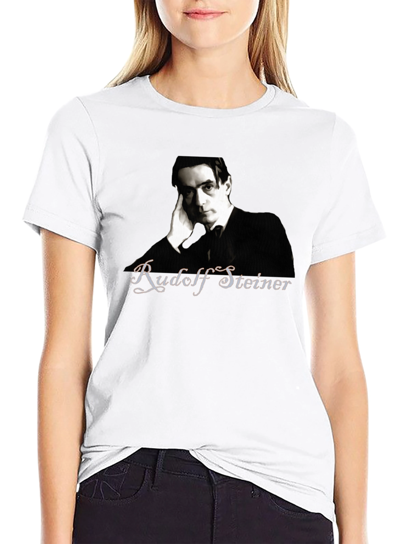 Rudolf Steiner Graphic Tee - Black
