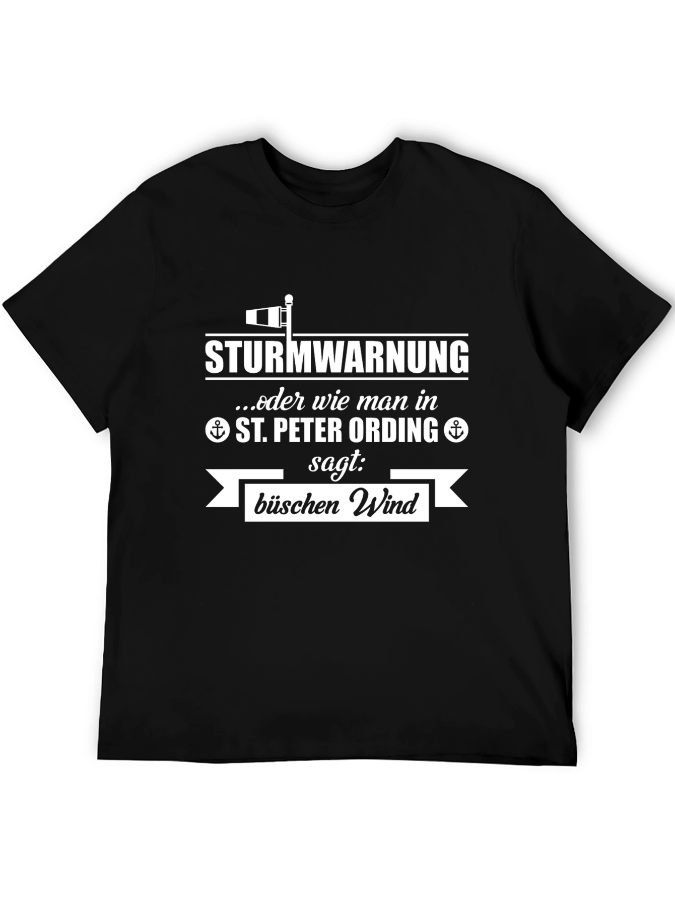 St. Peter Ording Sturmwarnung Wind T-Shirt