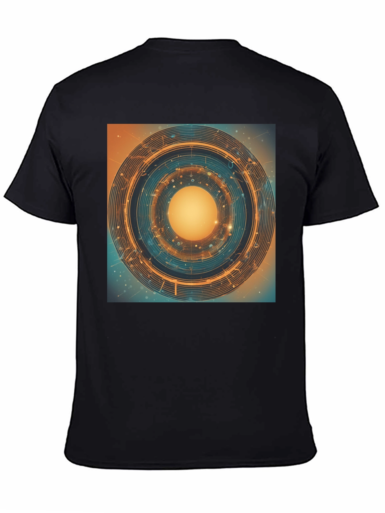 Abstract Geometric Circle Graphic T-Shirt