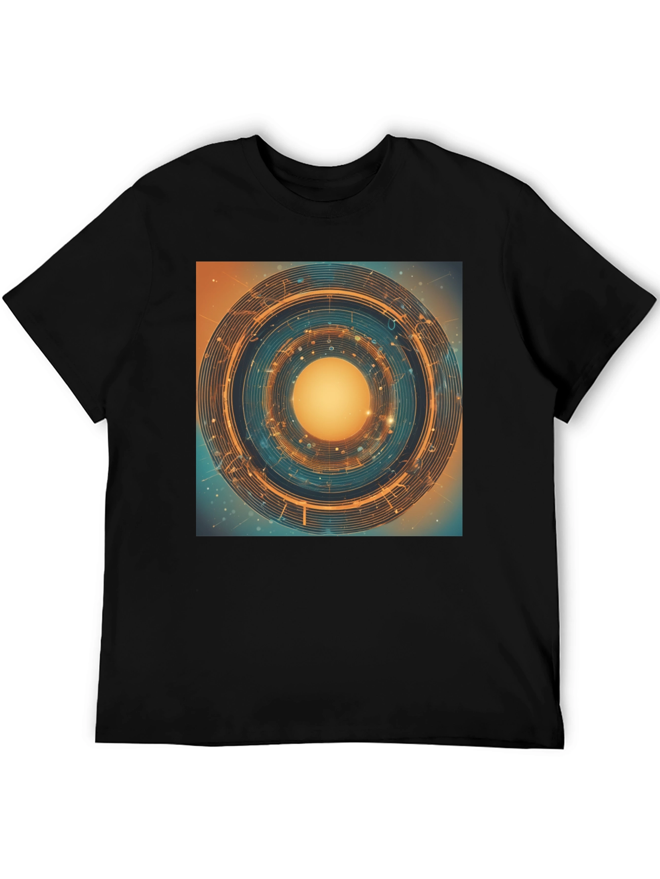 Abstract Geometric Circle Graphic T-Shirt