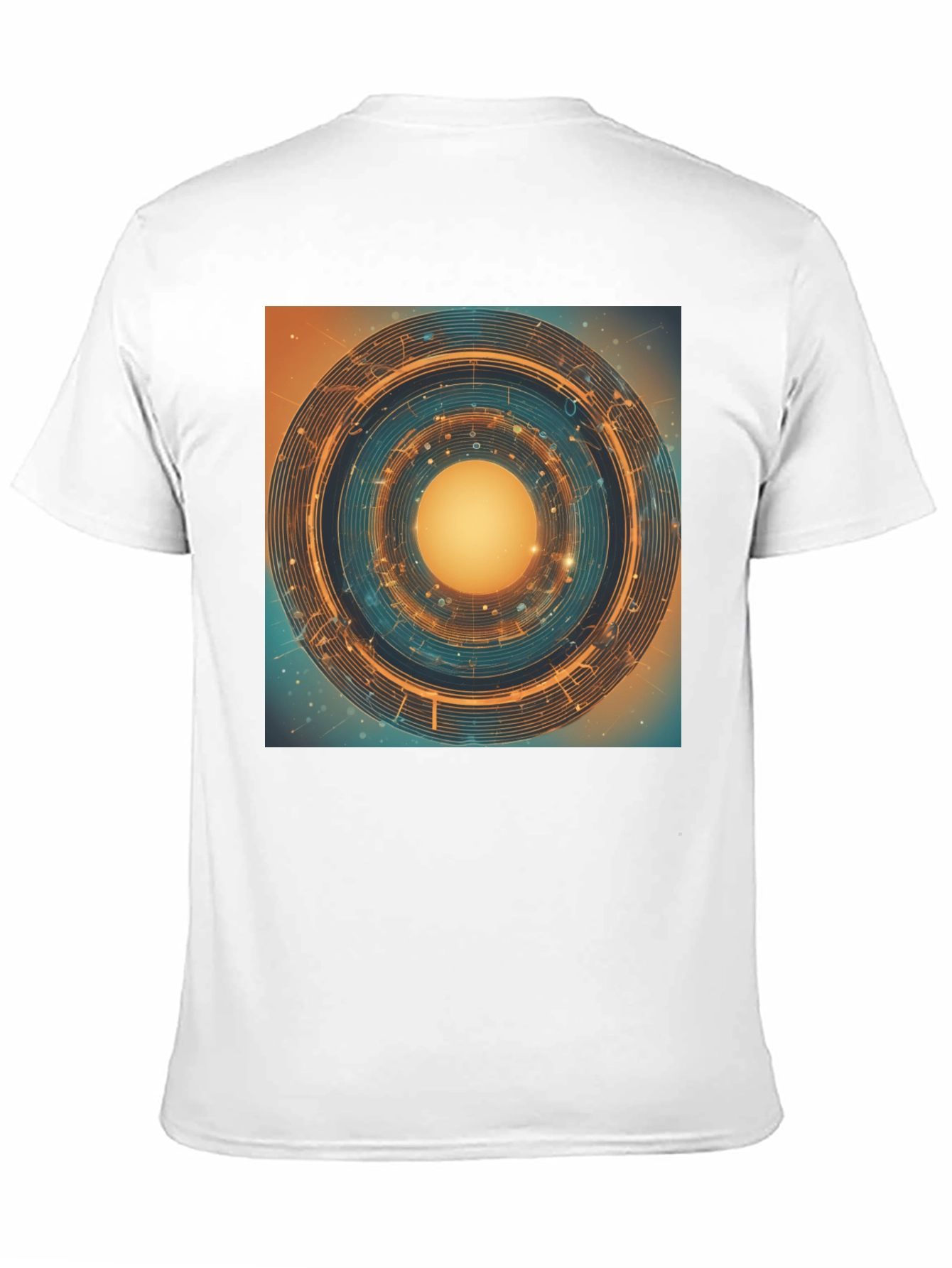 Abstract Geometric Circle Graphic T-Shirt