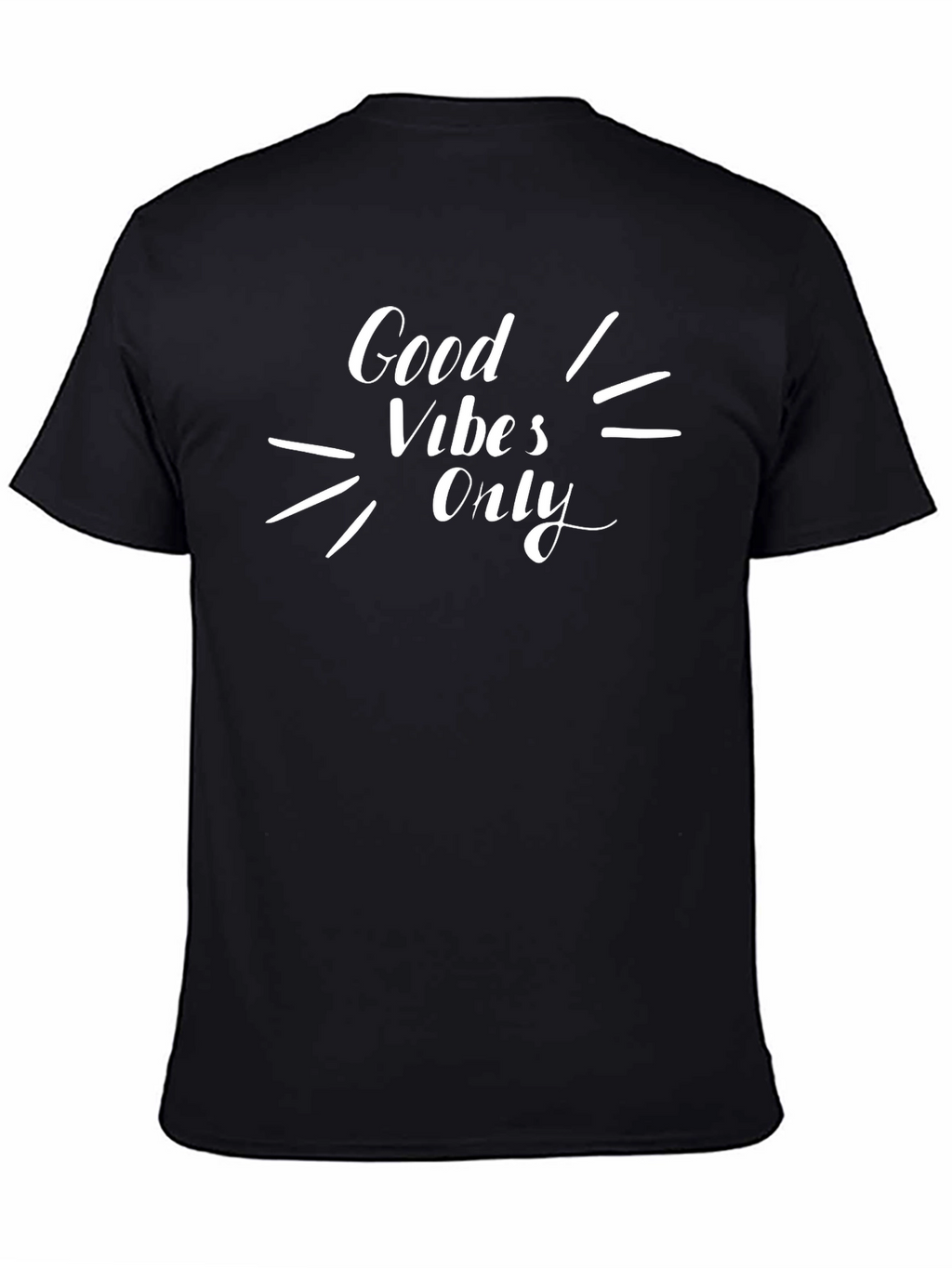Good Vibes Only Black Graphic Tee