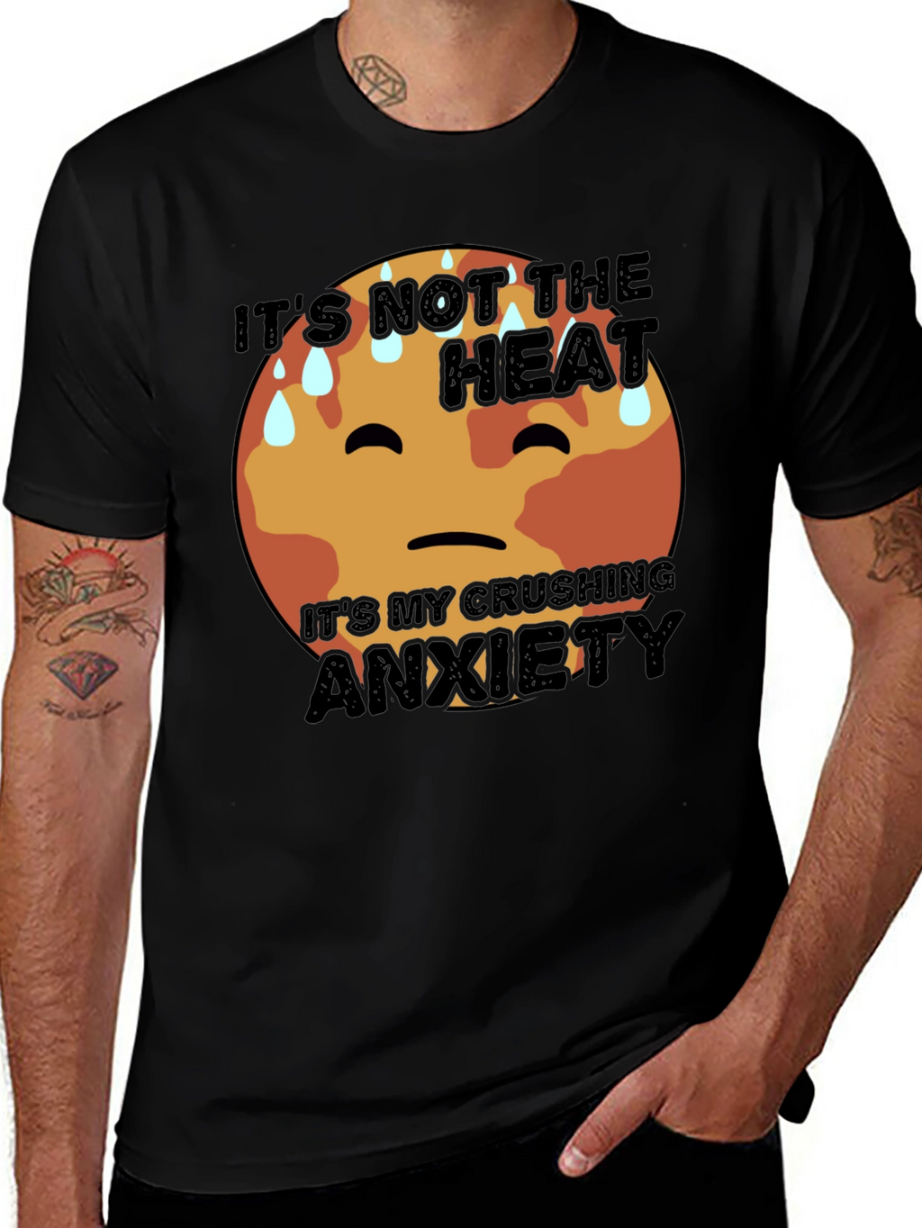 Anxiety T-Shirt - Humorous Graphic Tee