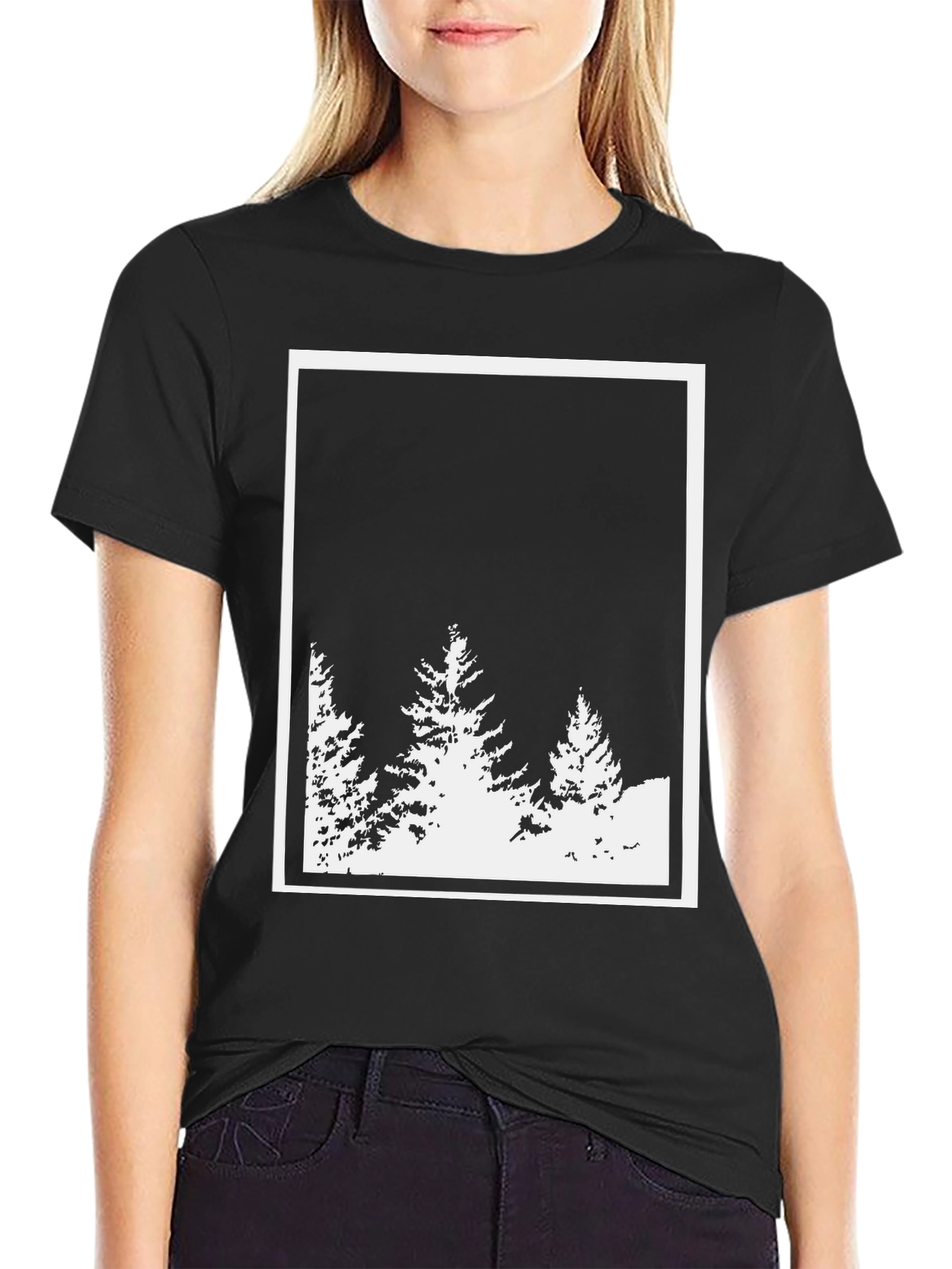 Black Forest T-Shirt - Modern Graphic Tee