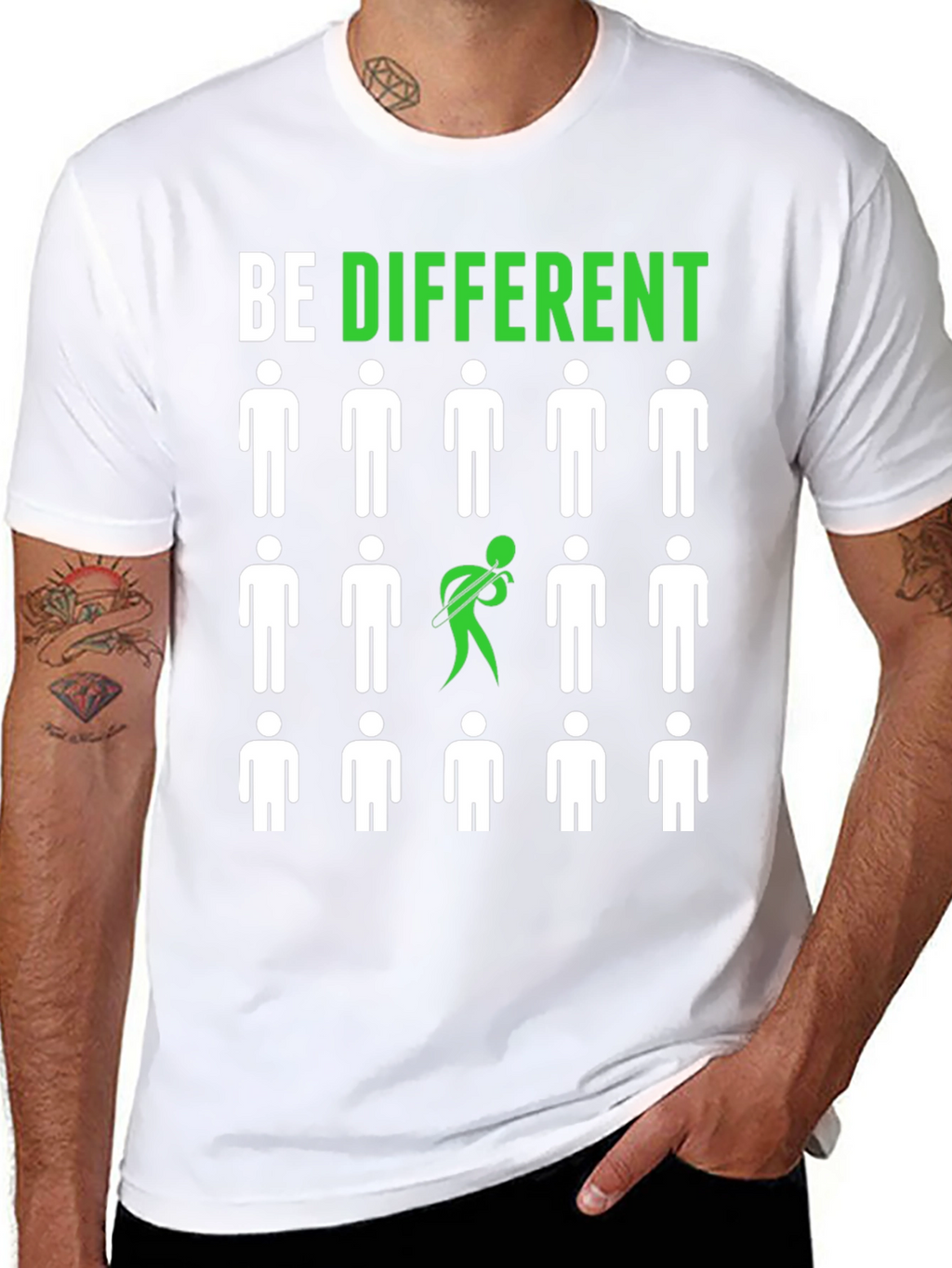 Be Different Graphic T-Shirt - Unique Design
