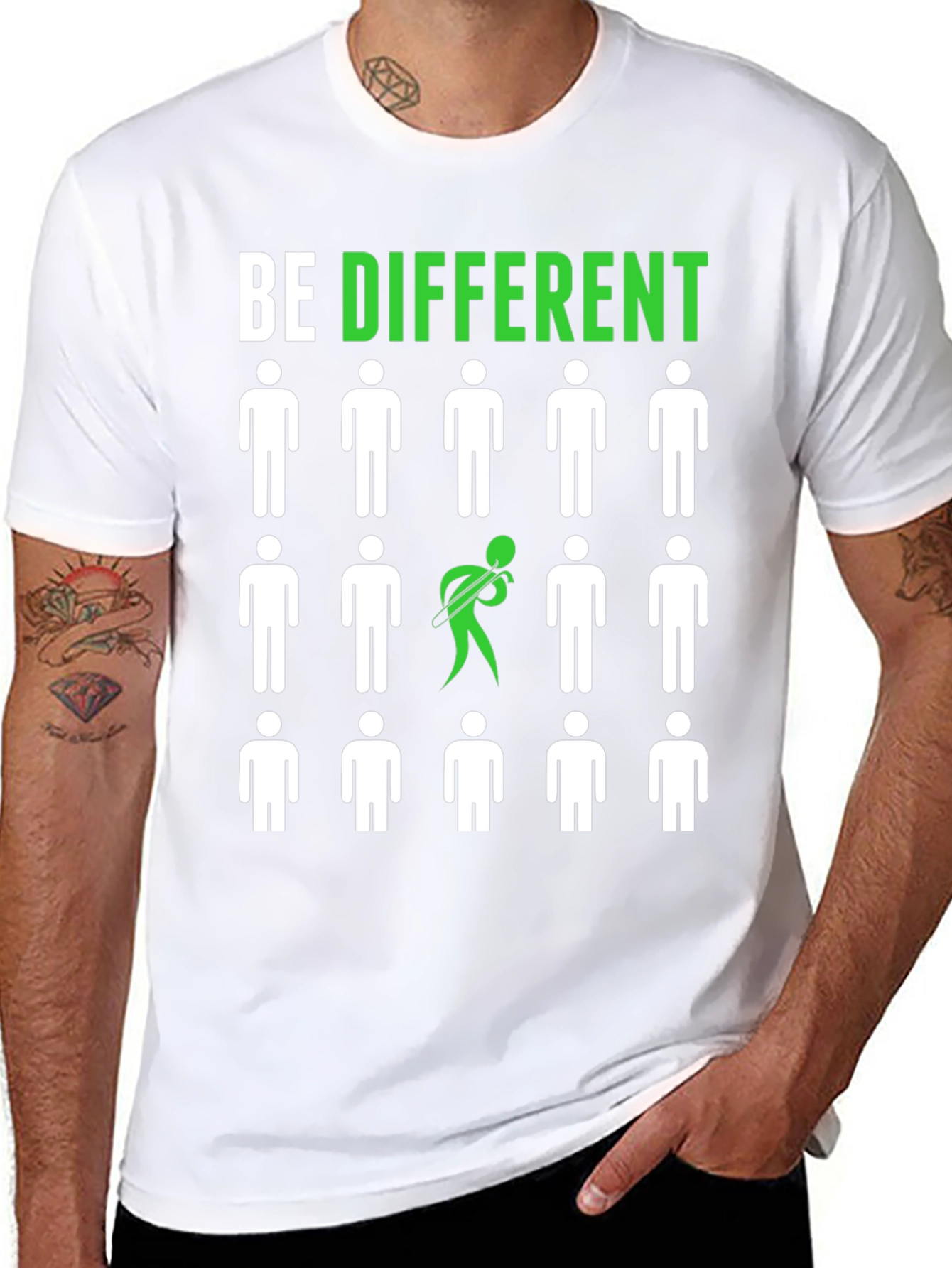Be Different Graphic T-Shirt - Unique Design
