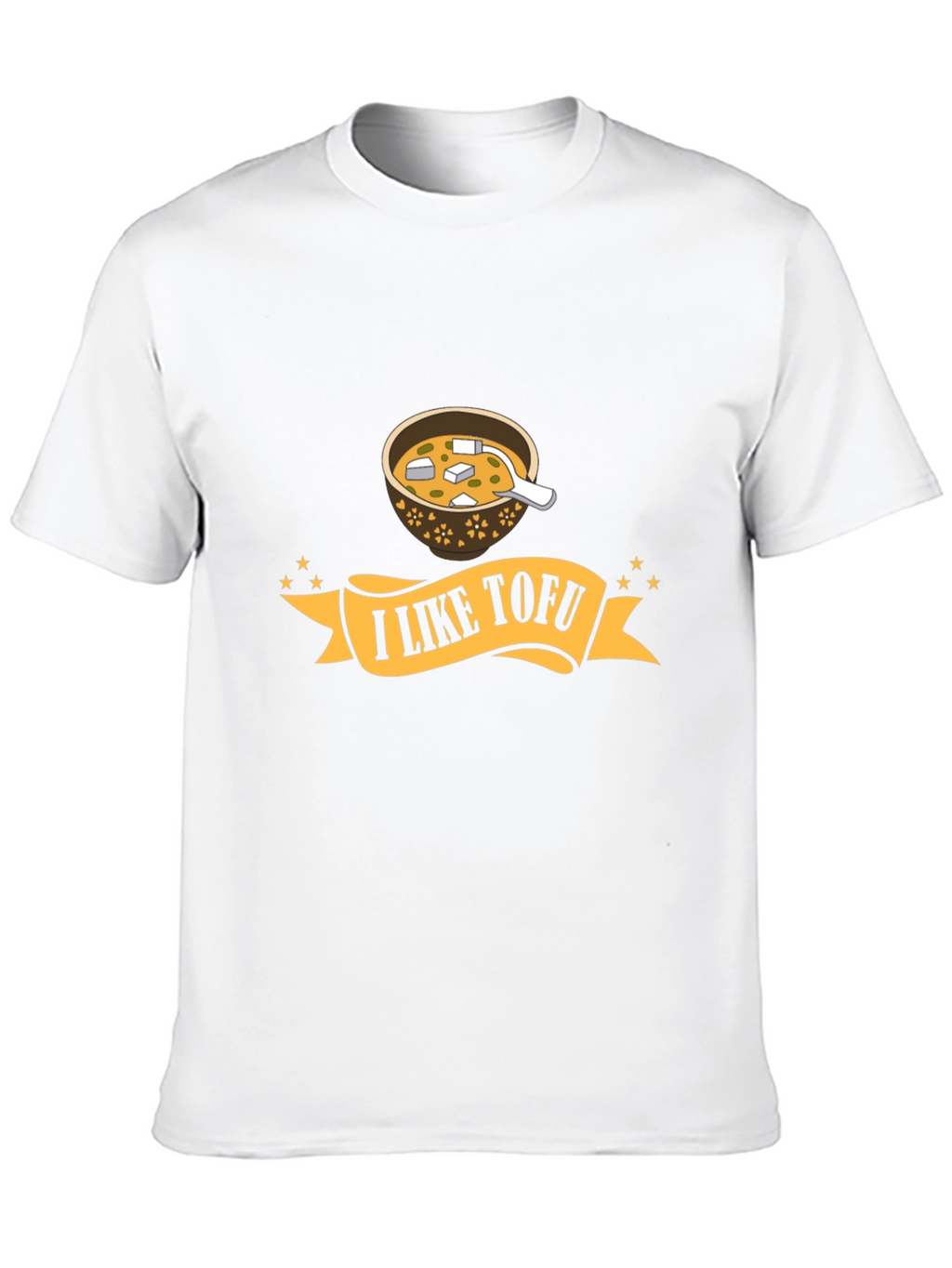 I Like Tofu Graphic T-Shirt - Black Unisex Tee