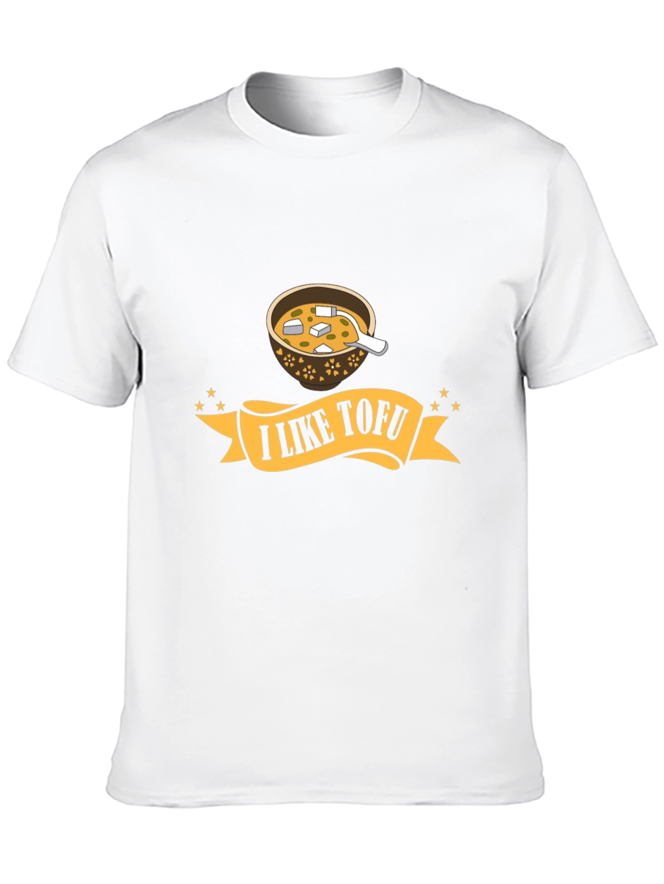 I Like Tofu Graphic T-Shirt - Black Unisex Tee