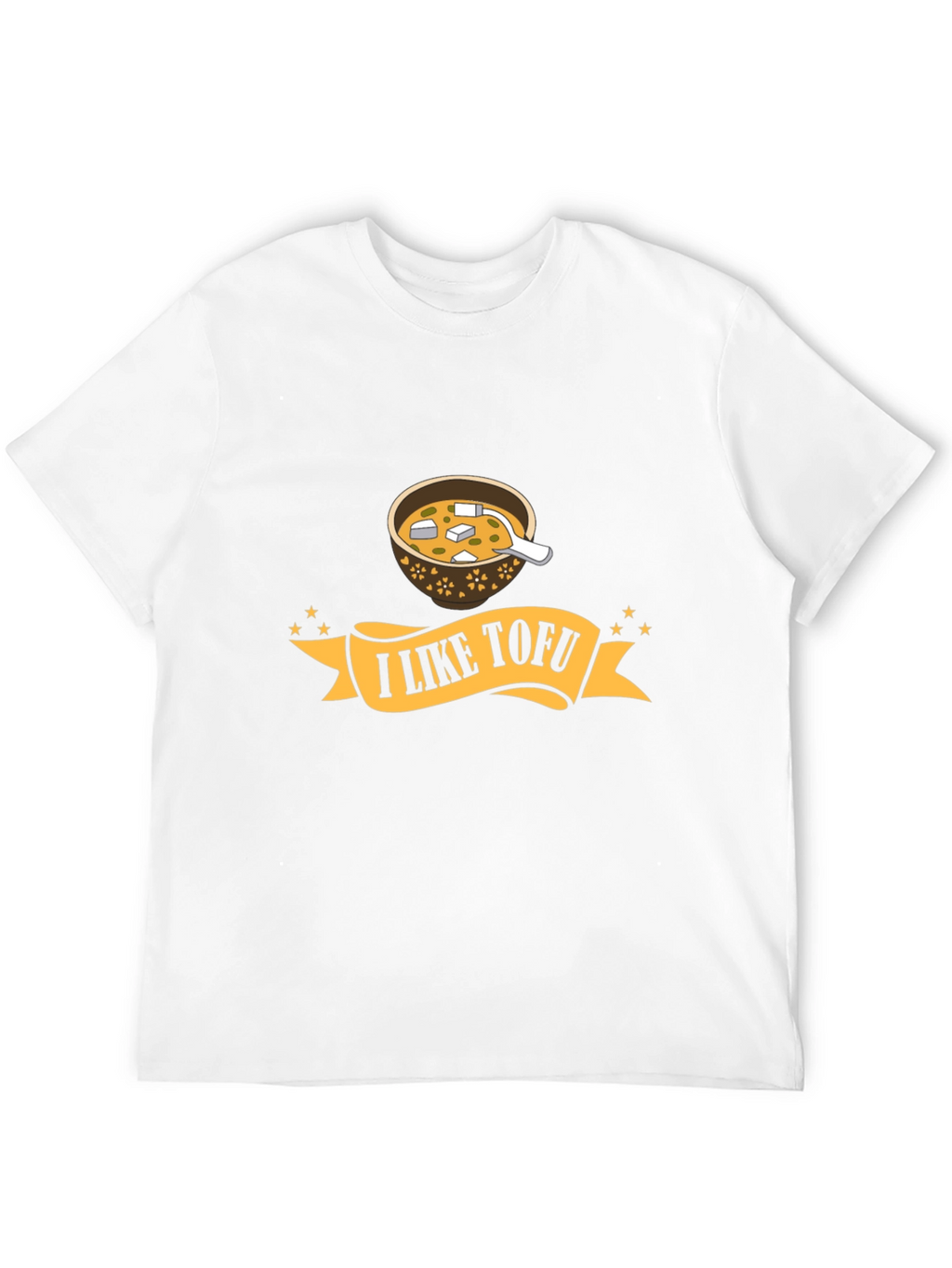 I Like Tofu Graphic T-Shirt - Black Unisex Tee