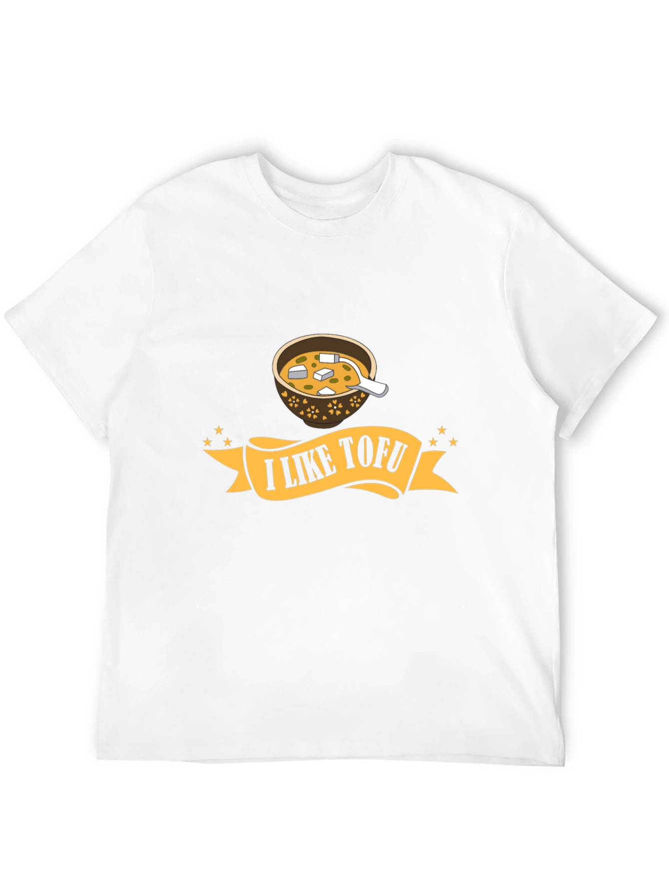 I Like Tofu Graphic T-Shirt - Black Unisex Tee