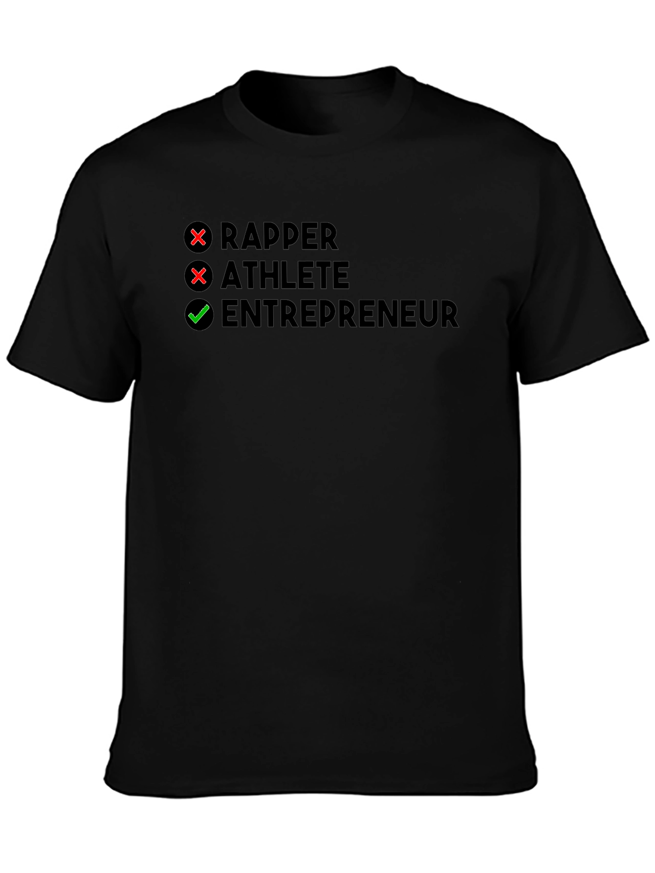 Entrepreneur Checklist Graphic Tee