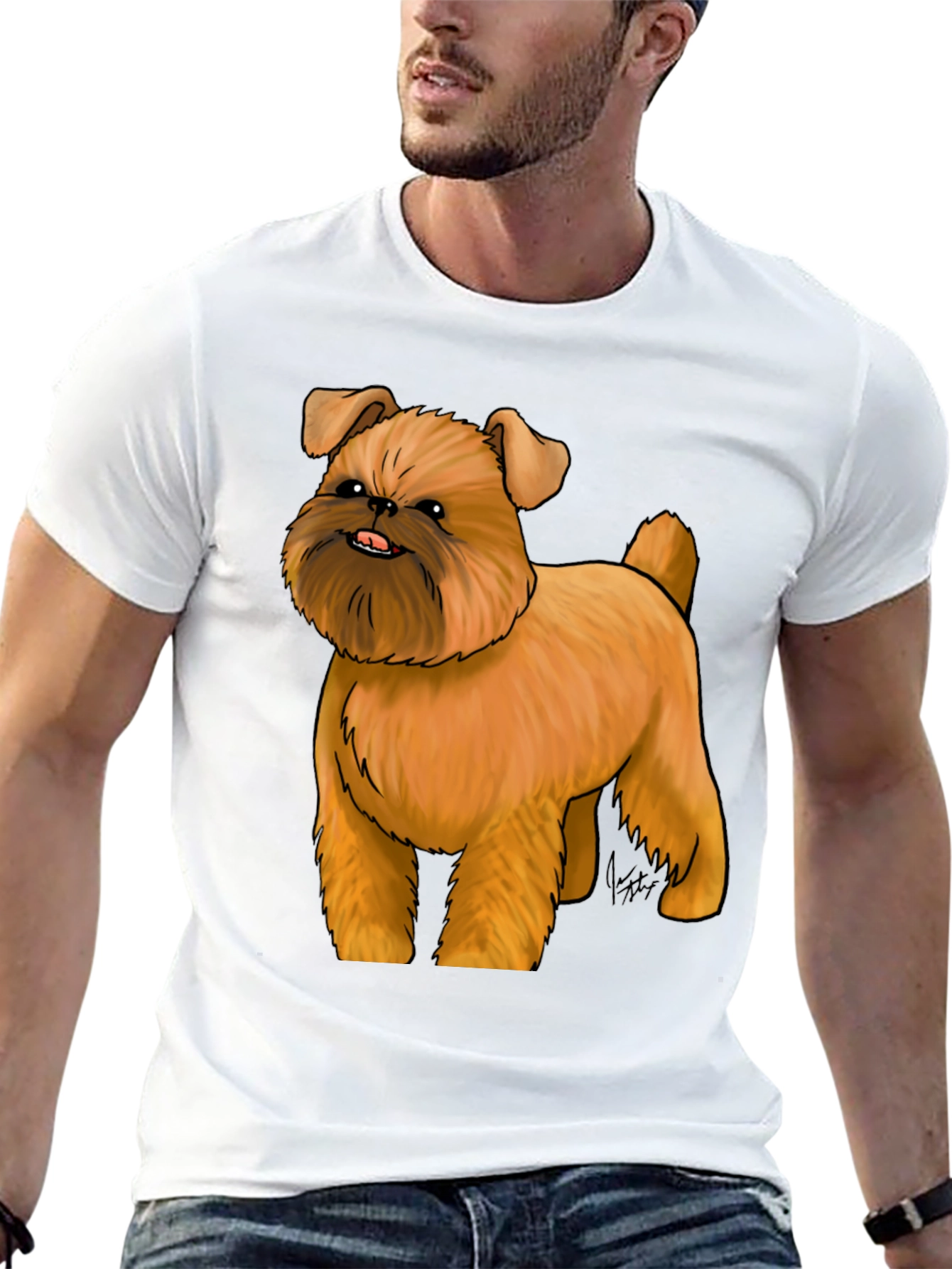 Brussels Griffon Dog Graphic T-Shirt