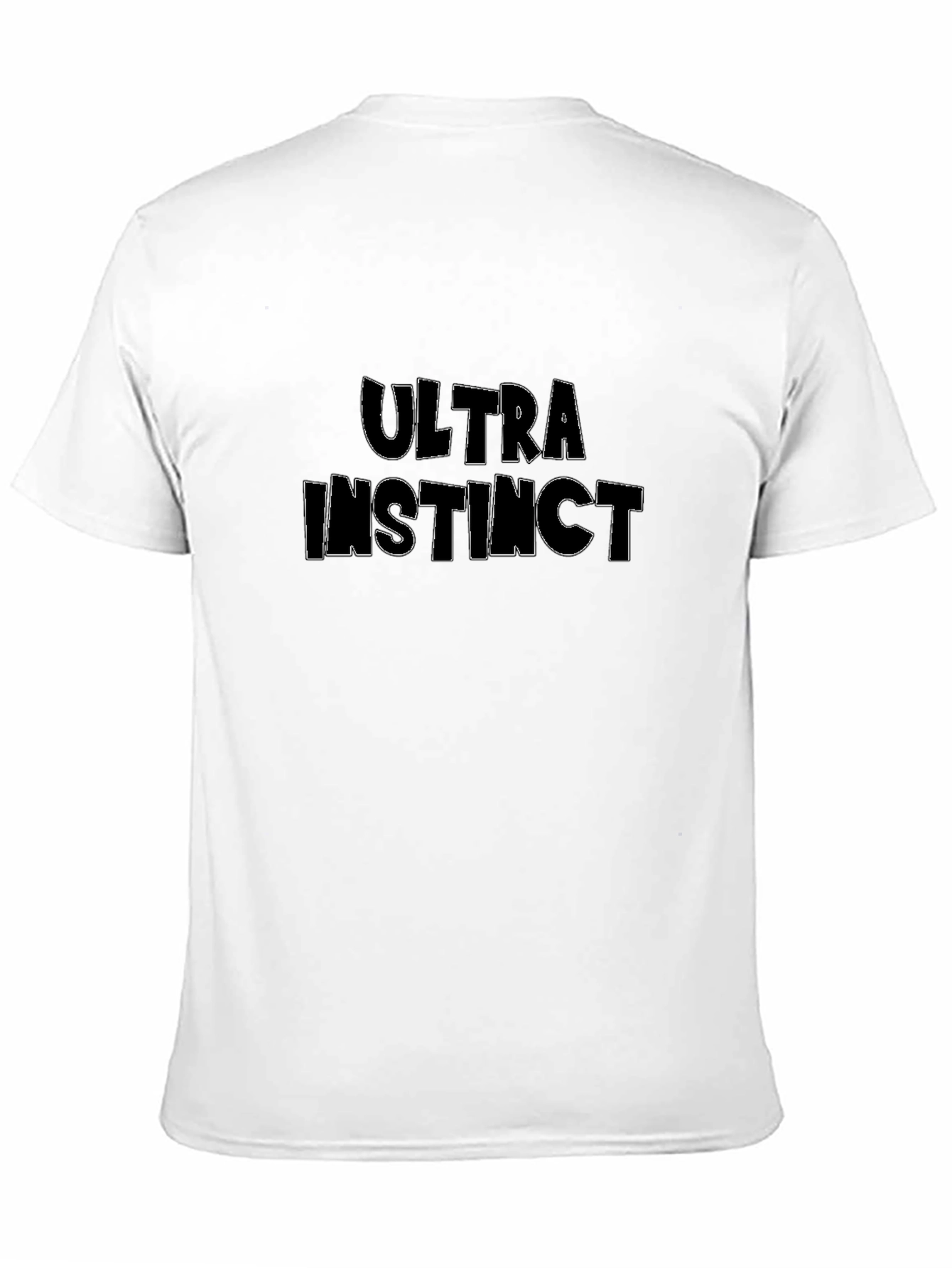 Ultra Instinct Black Cotton Graphic Tee