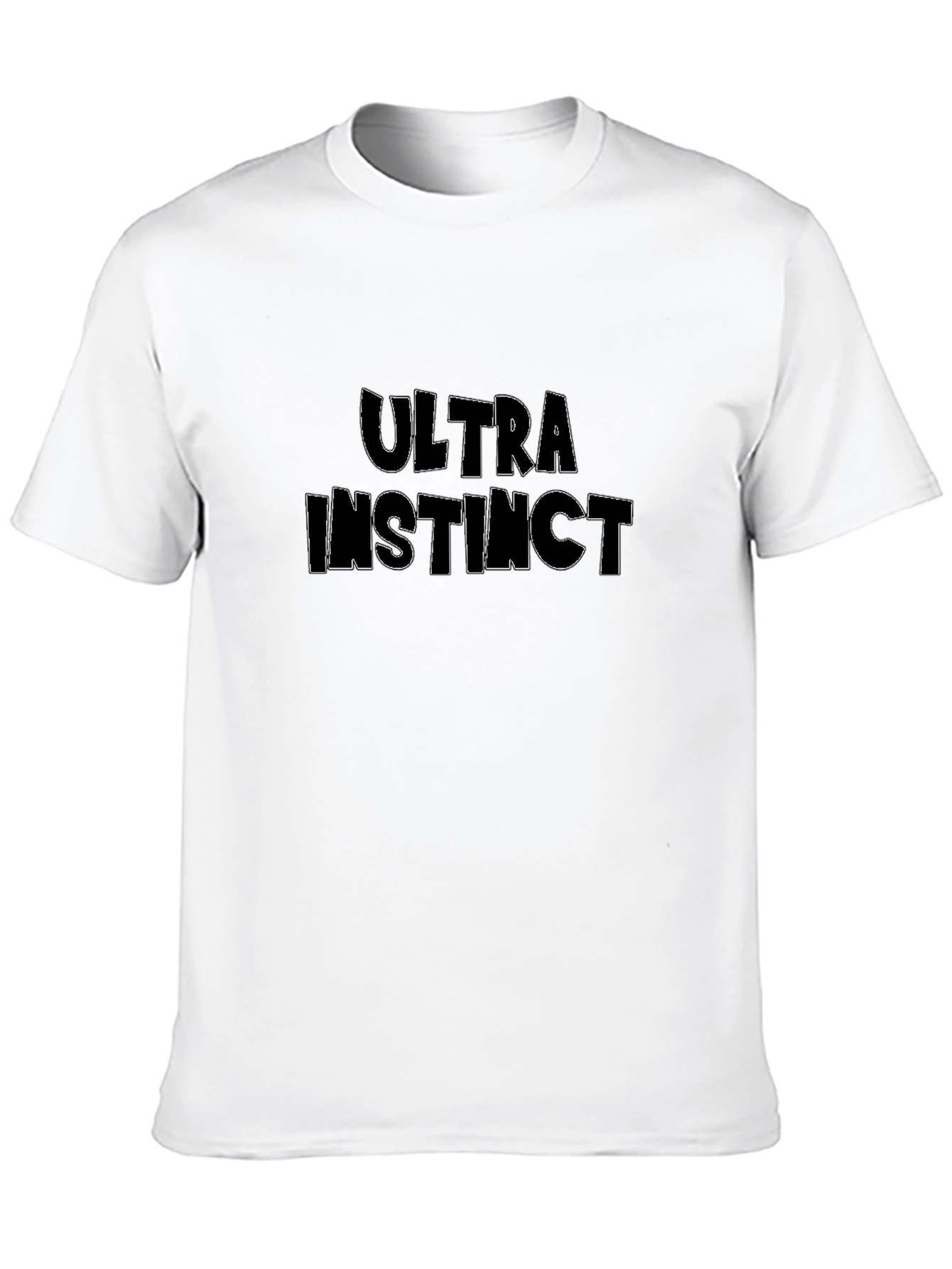 Ultra Instinct Black Cotton Graphic Tee