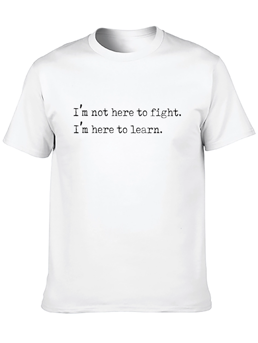 Learn Black T-Shirt: Mens Casual Education Tee