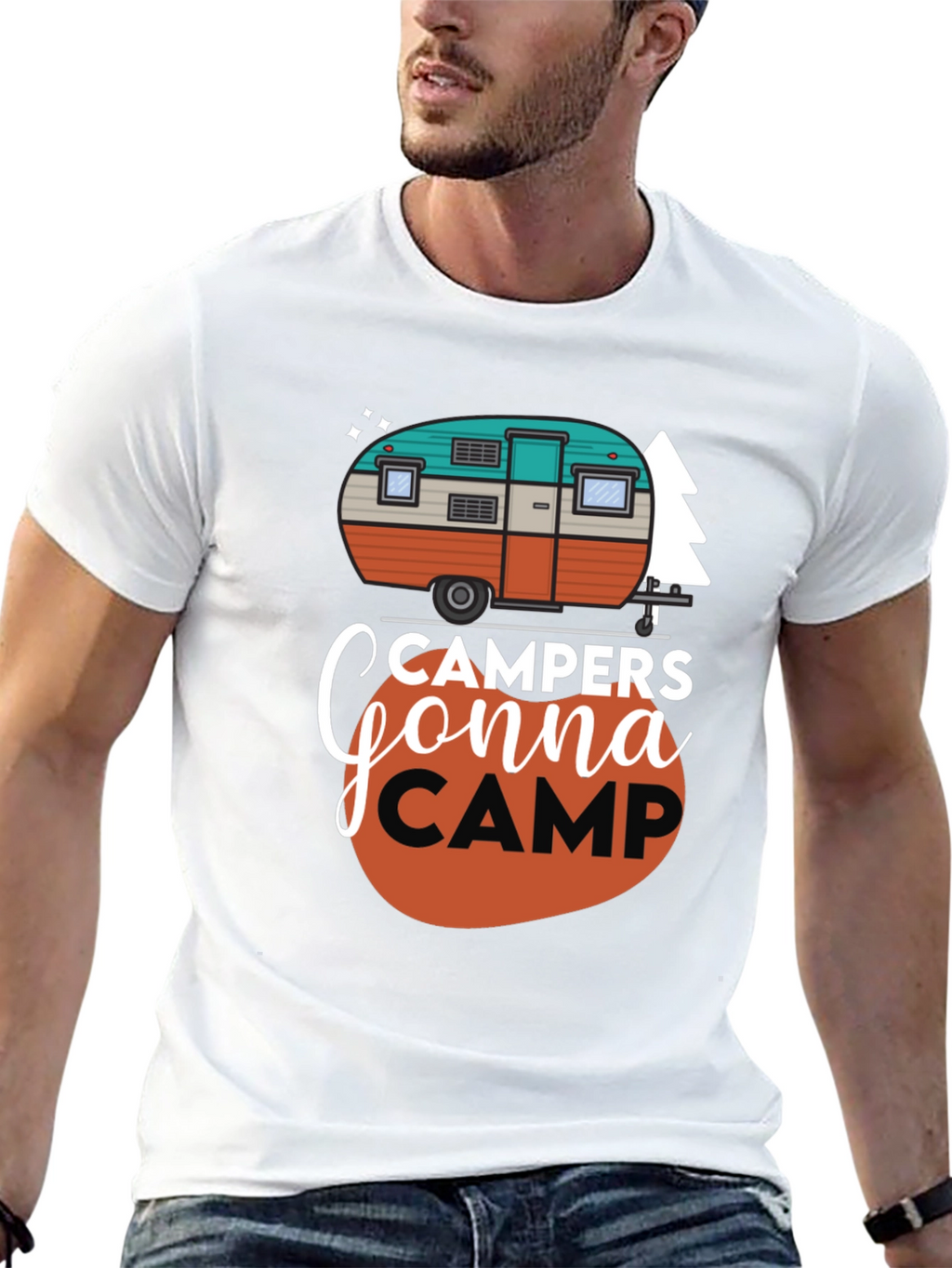 Campers Gonna Camp Graphic Tee