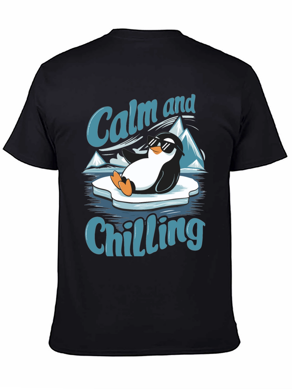 Calm and Chilling Penguin T-Shirt