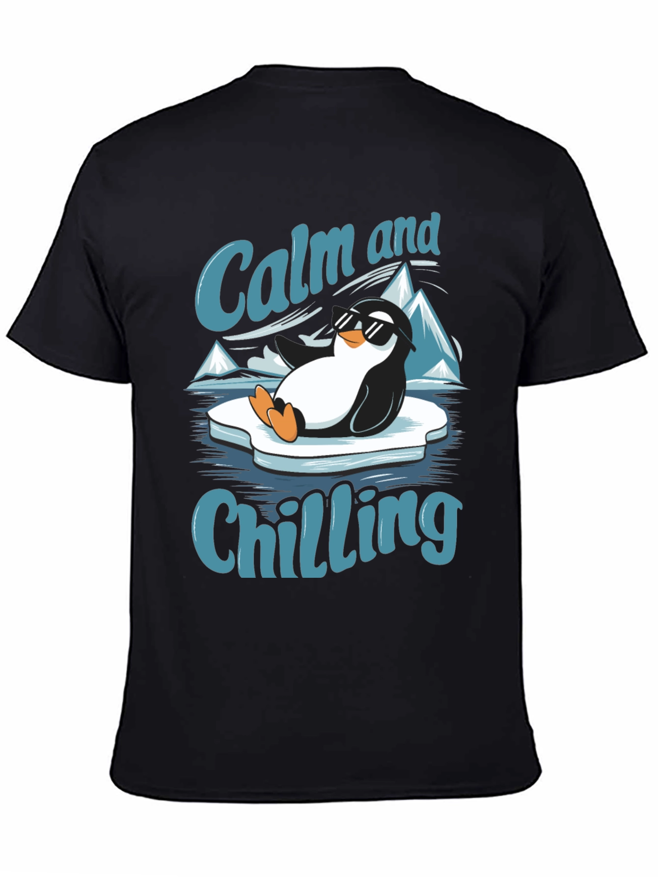 Calm and Chilling Penguin T-Shirt