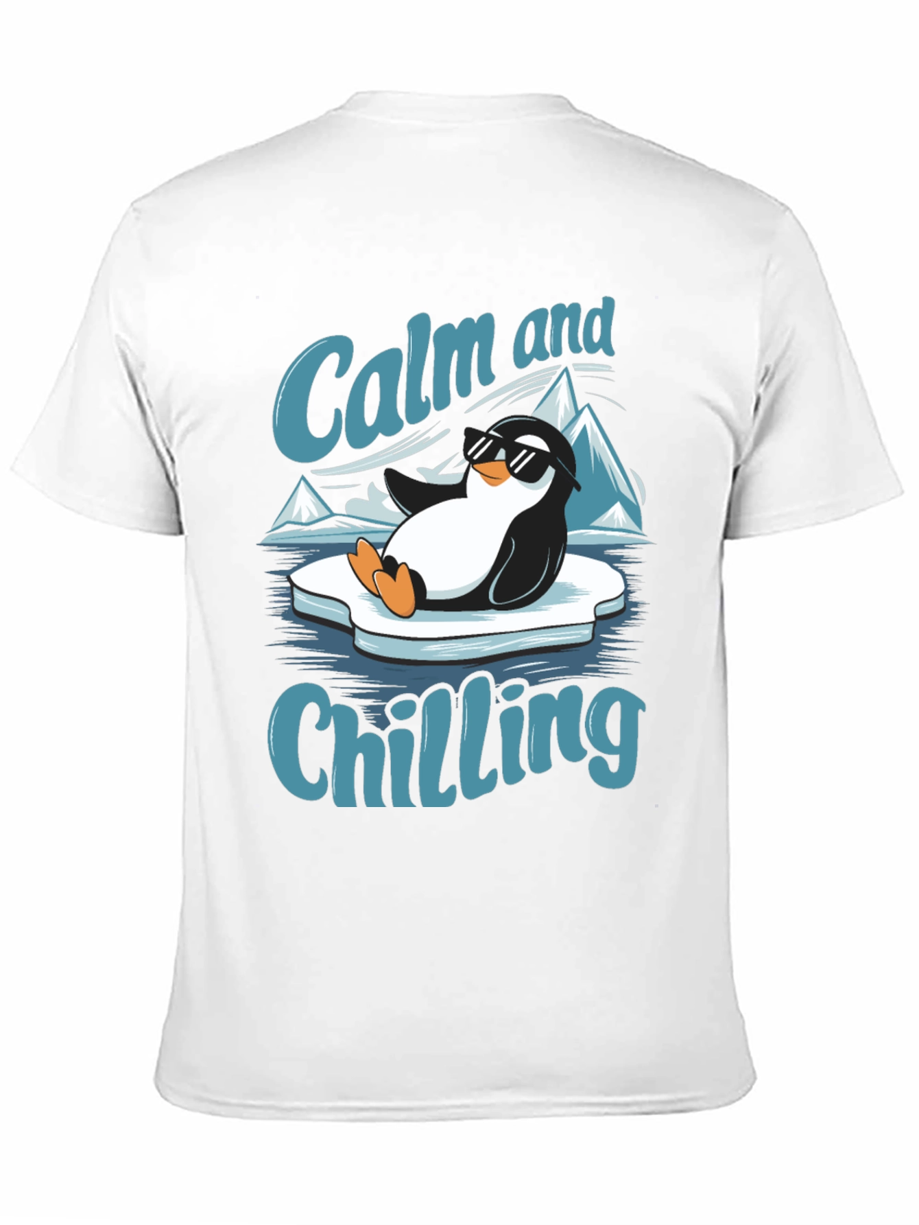 Calm and Chilling Penguin T-Shirt