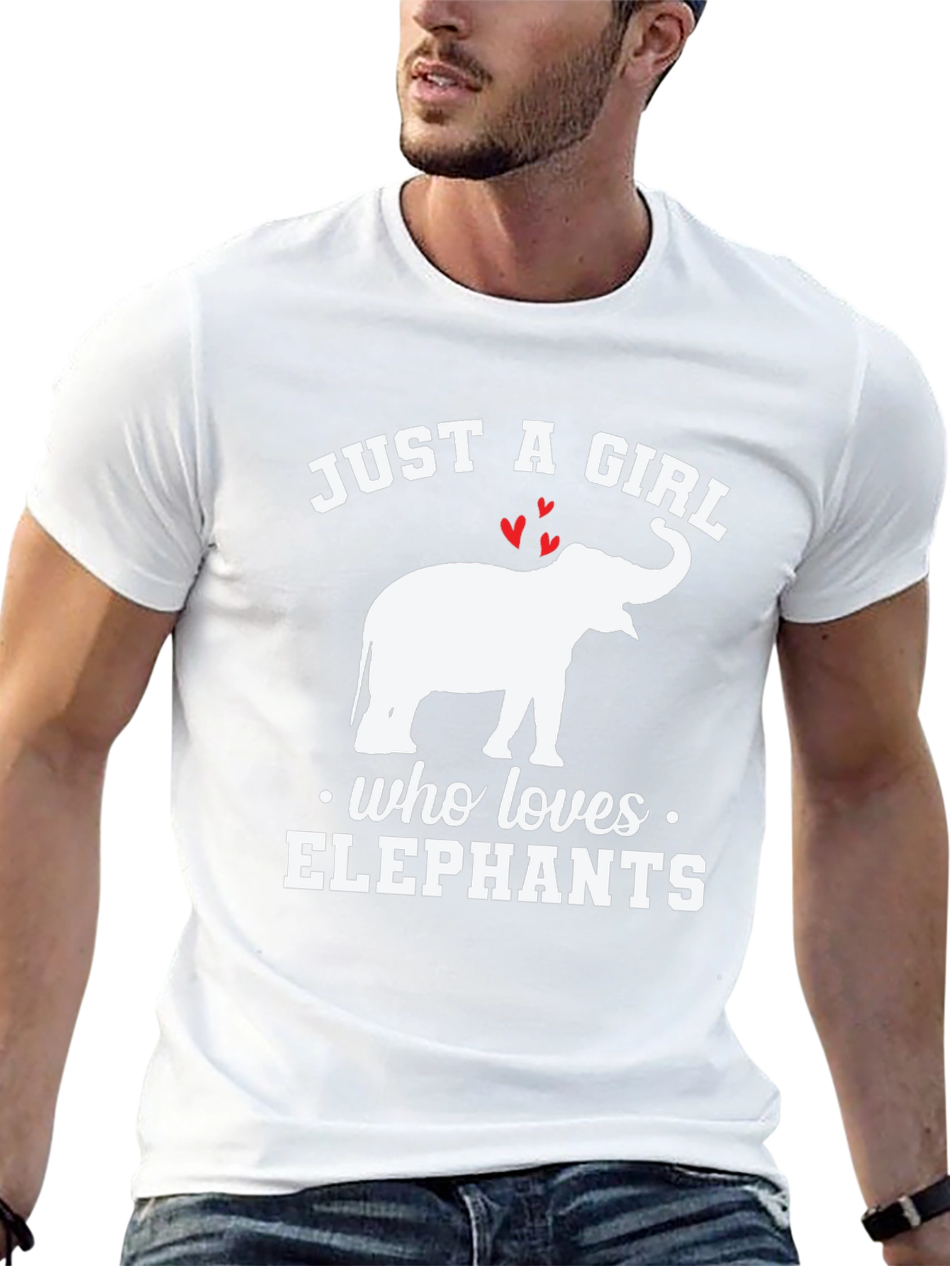 Just A Girl Who Loves Elephants T-Shirt