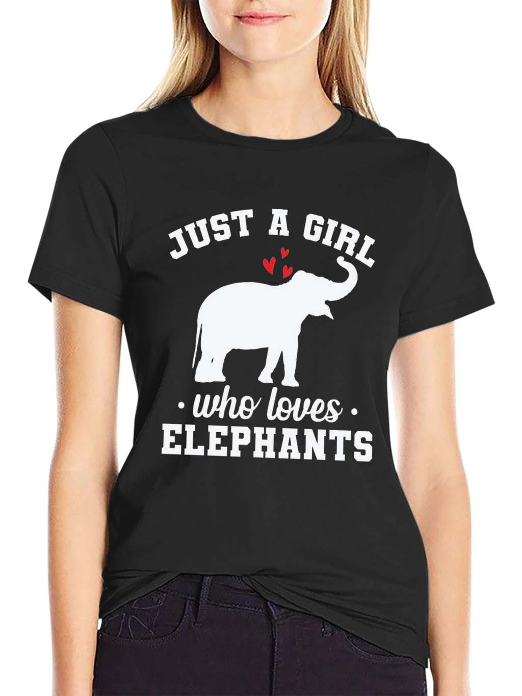 Just A Girl Who Loves Elephants T-Shirt