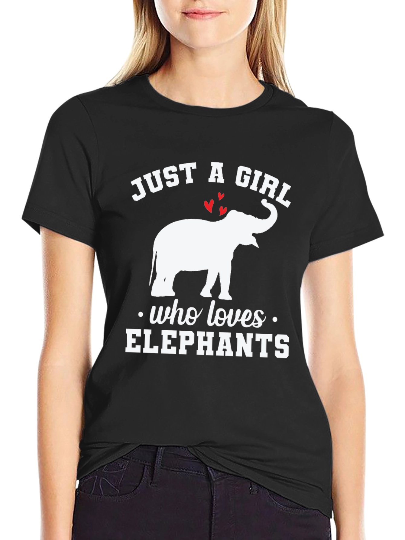Just A Girl Who Loves Elephants T-Shirt