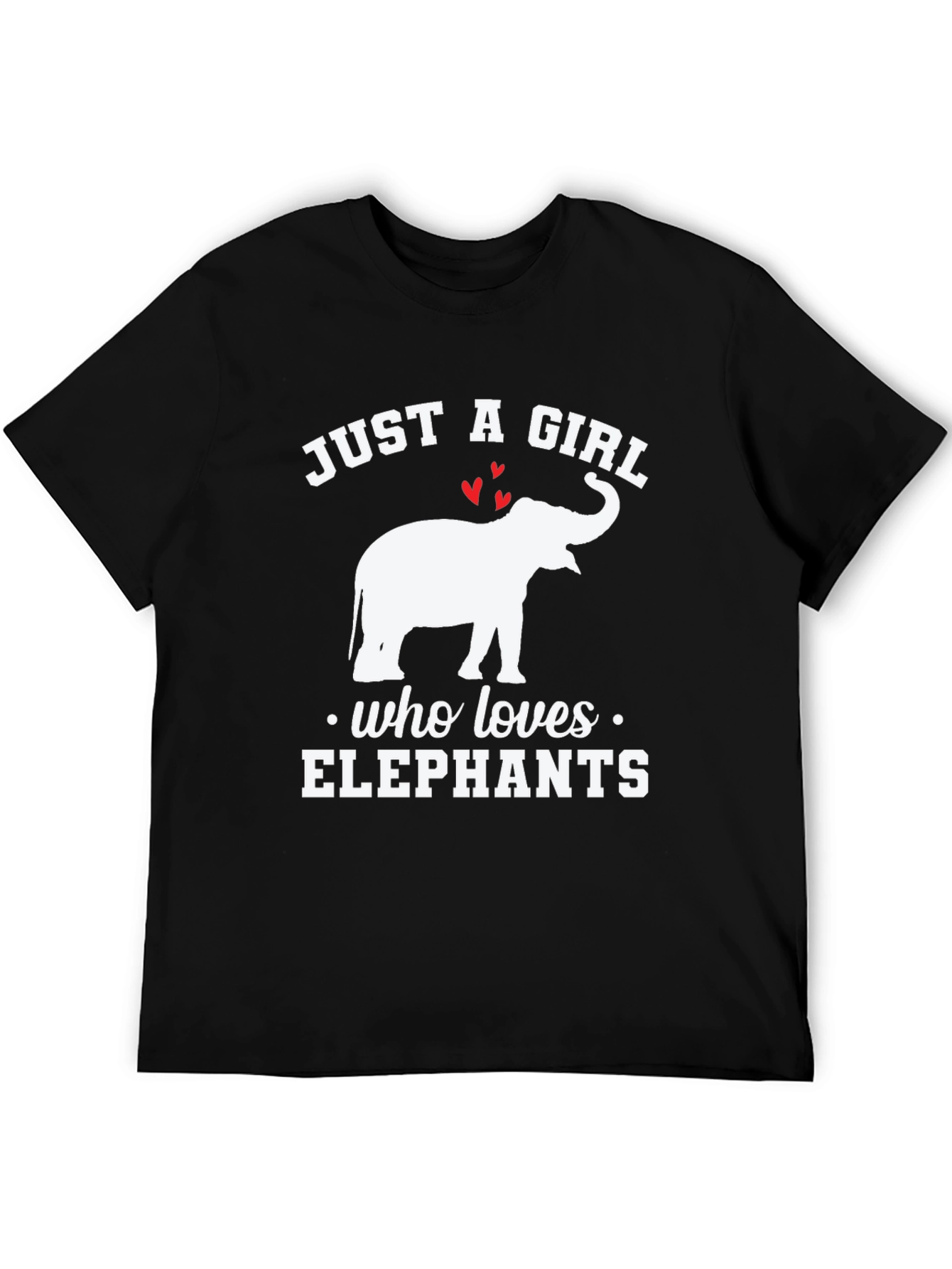 Just A Girl Who Loves Elephants T-Shirt